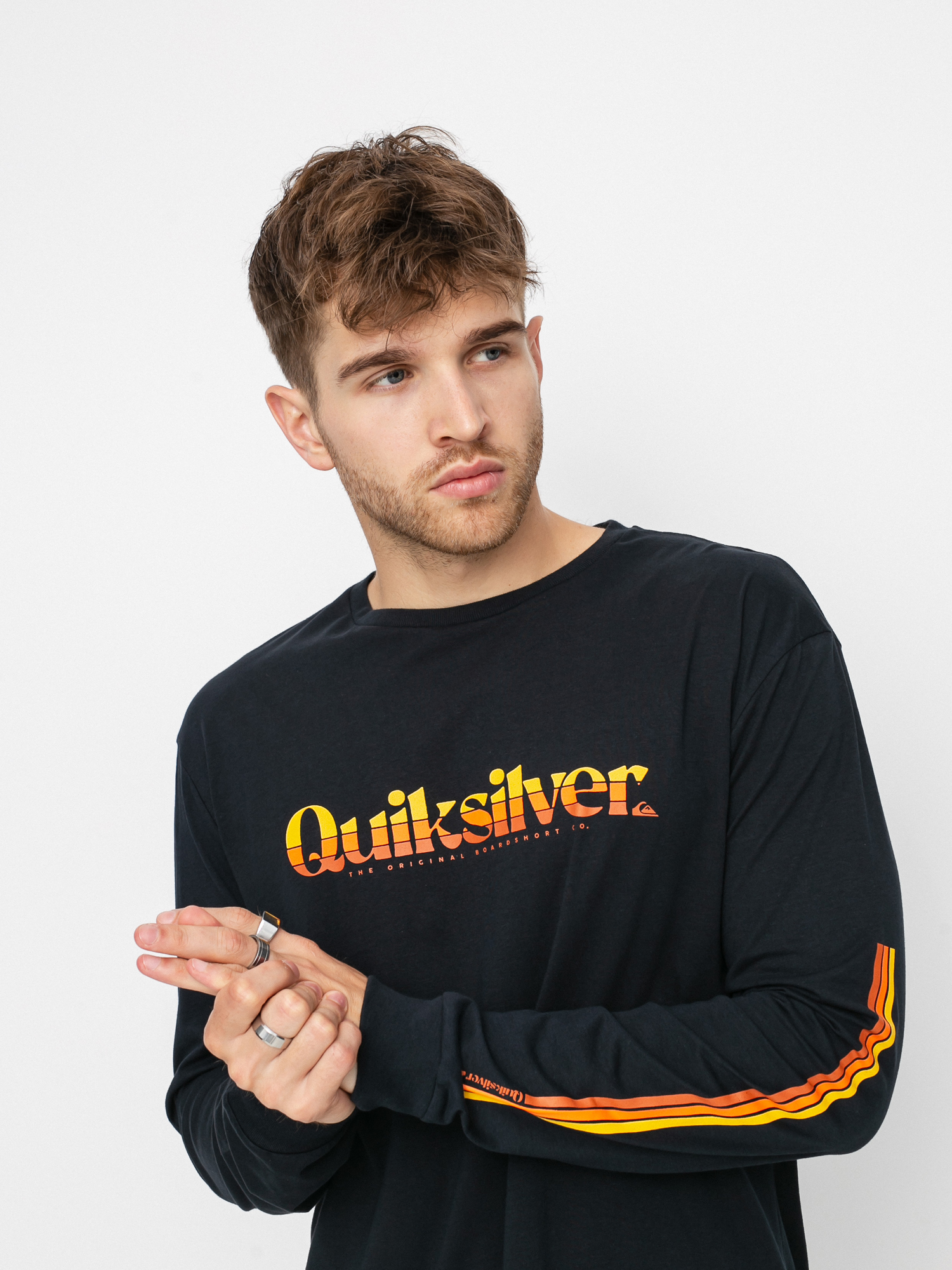 Triko Quiksilver Primary Colours (black)