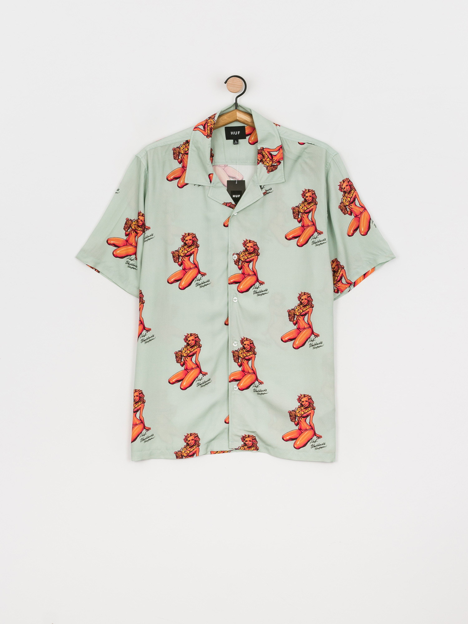 Košile HUF Rockin Jelly Bean (mint)