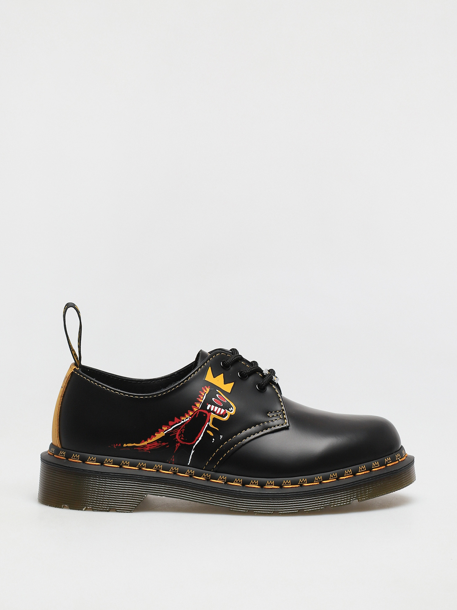 Boty Dr. Martens 1461 Basquiat (backhand and smooth black)