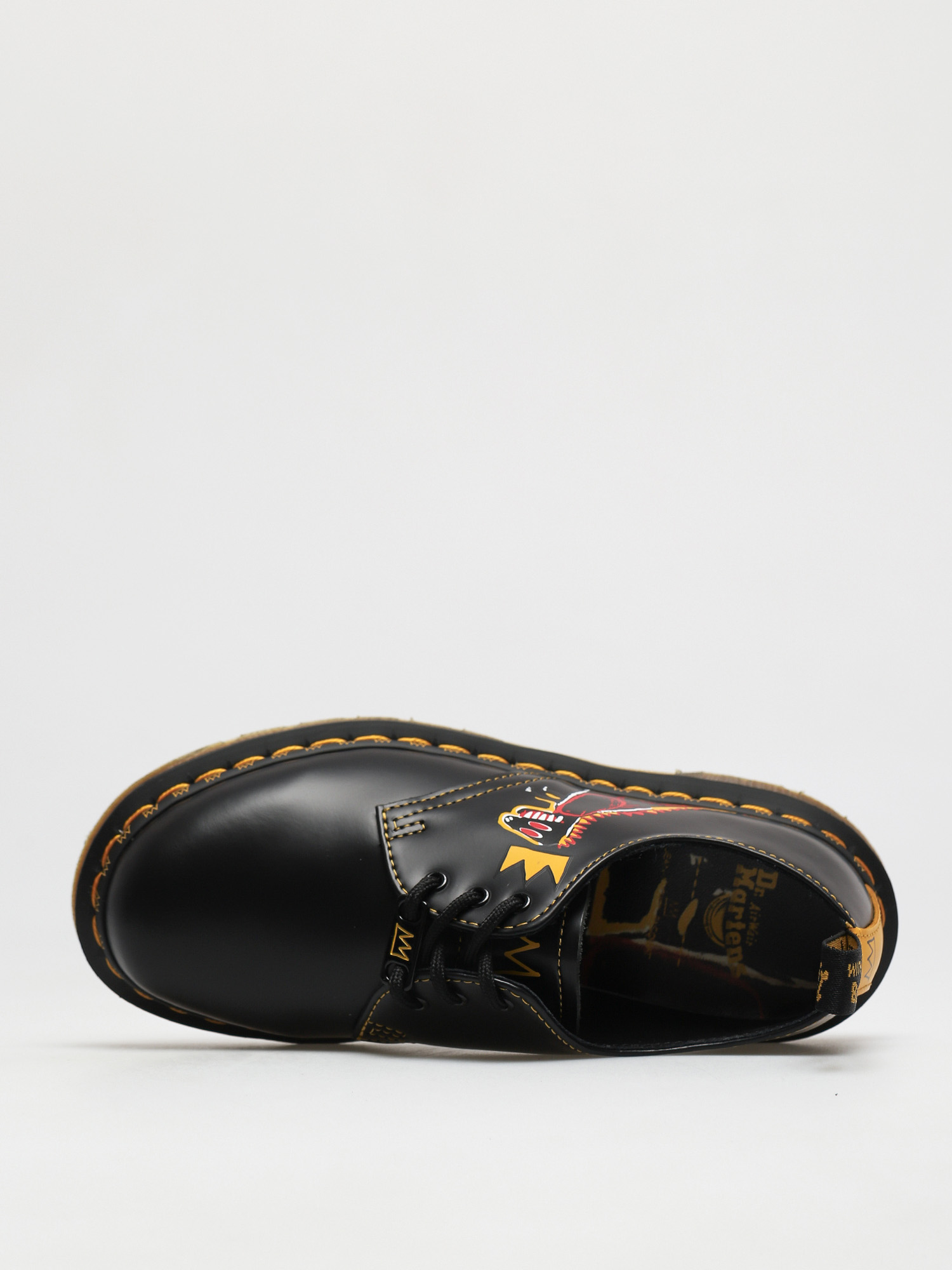 Boty Dr. Martens 1461 Basquiat (backhand and smooth black)