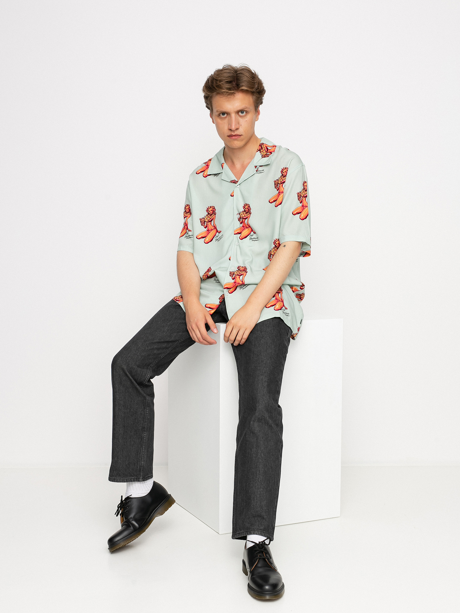 Košile HUF Rockin Jelly Bean (mint)