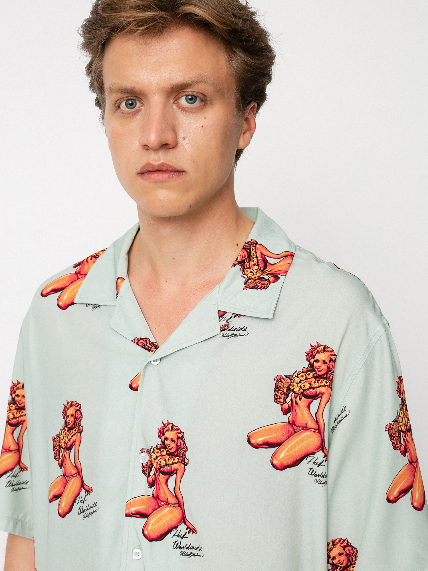 Košile HUF Rockin Jelly Bean (mint)