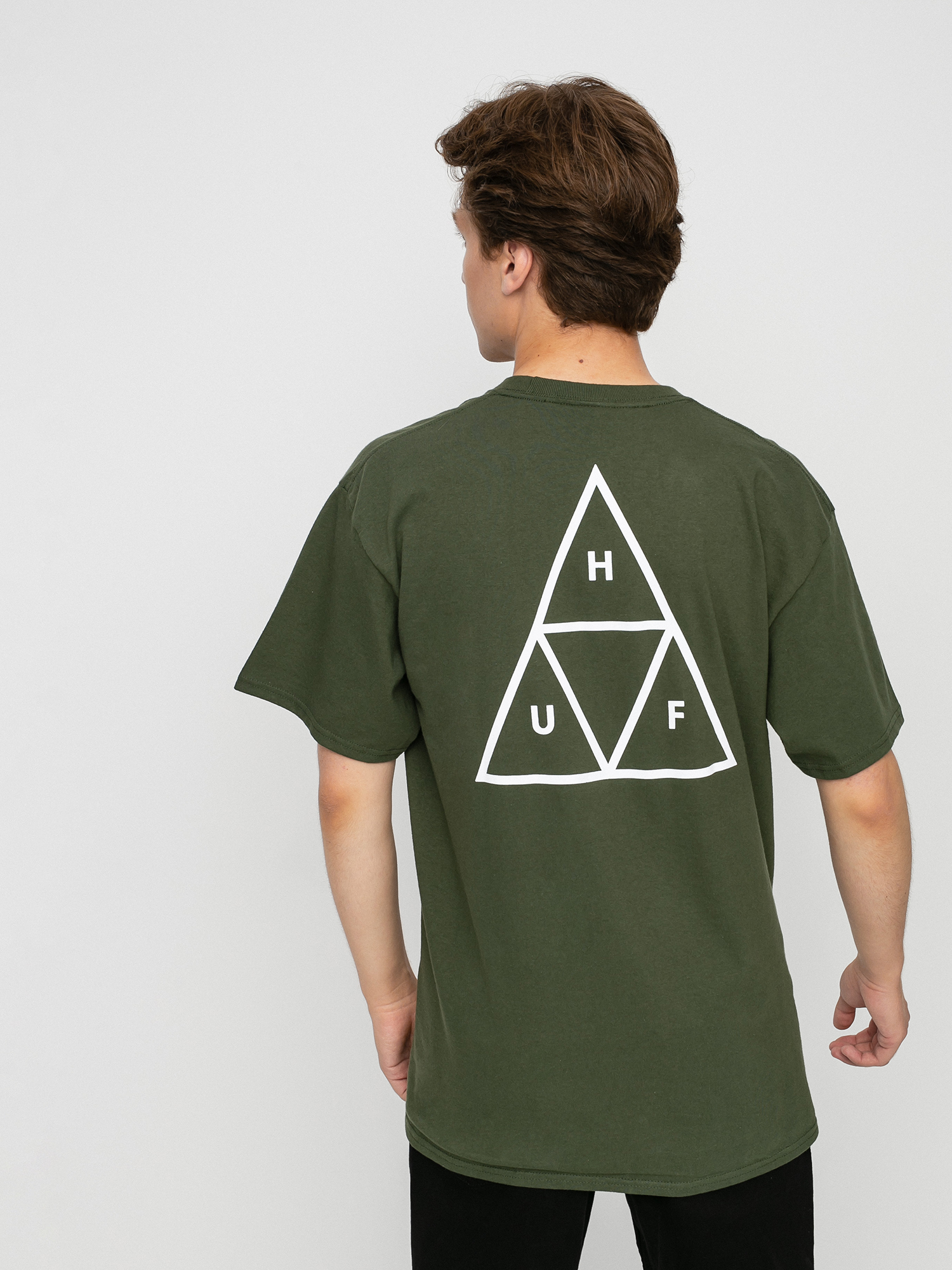 Tričko HUF Essentials TT (olive)