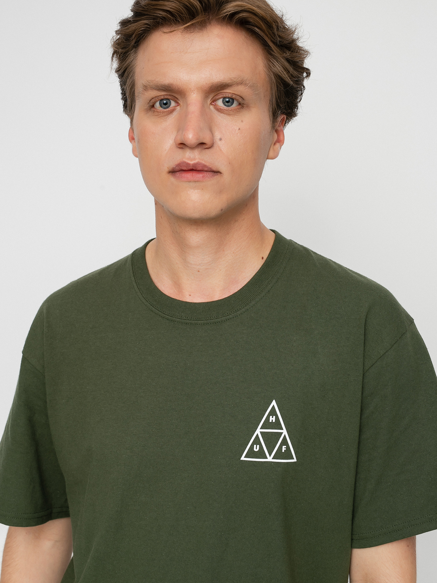 Tričko HUF Essentials TT (olive)