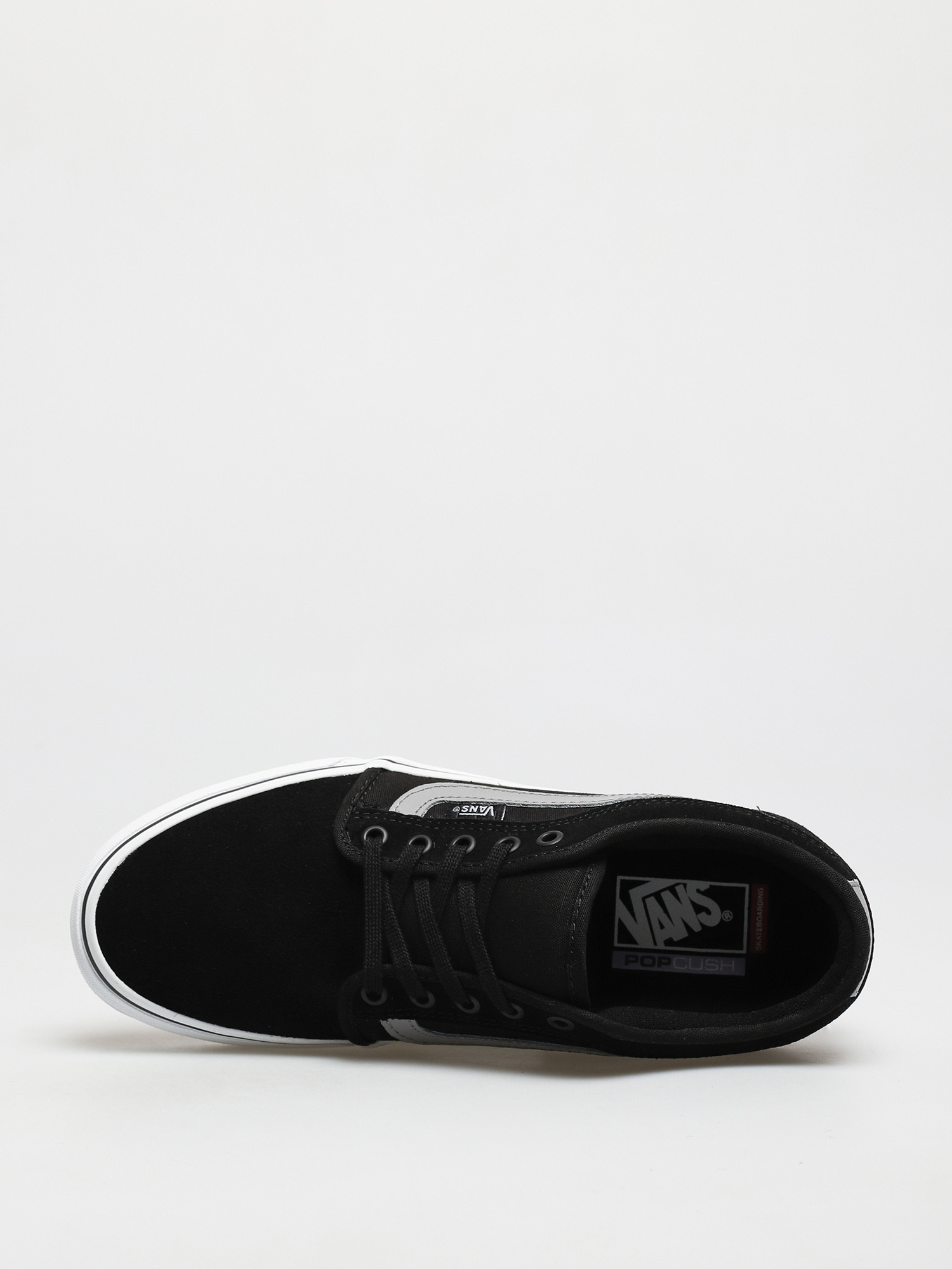 Boty Vans Chukka Low Sidestripe (black/gray/white)