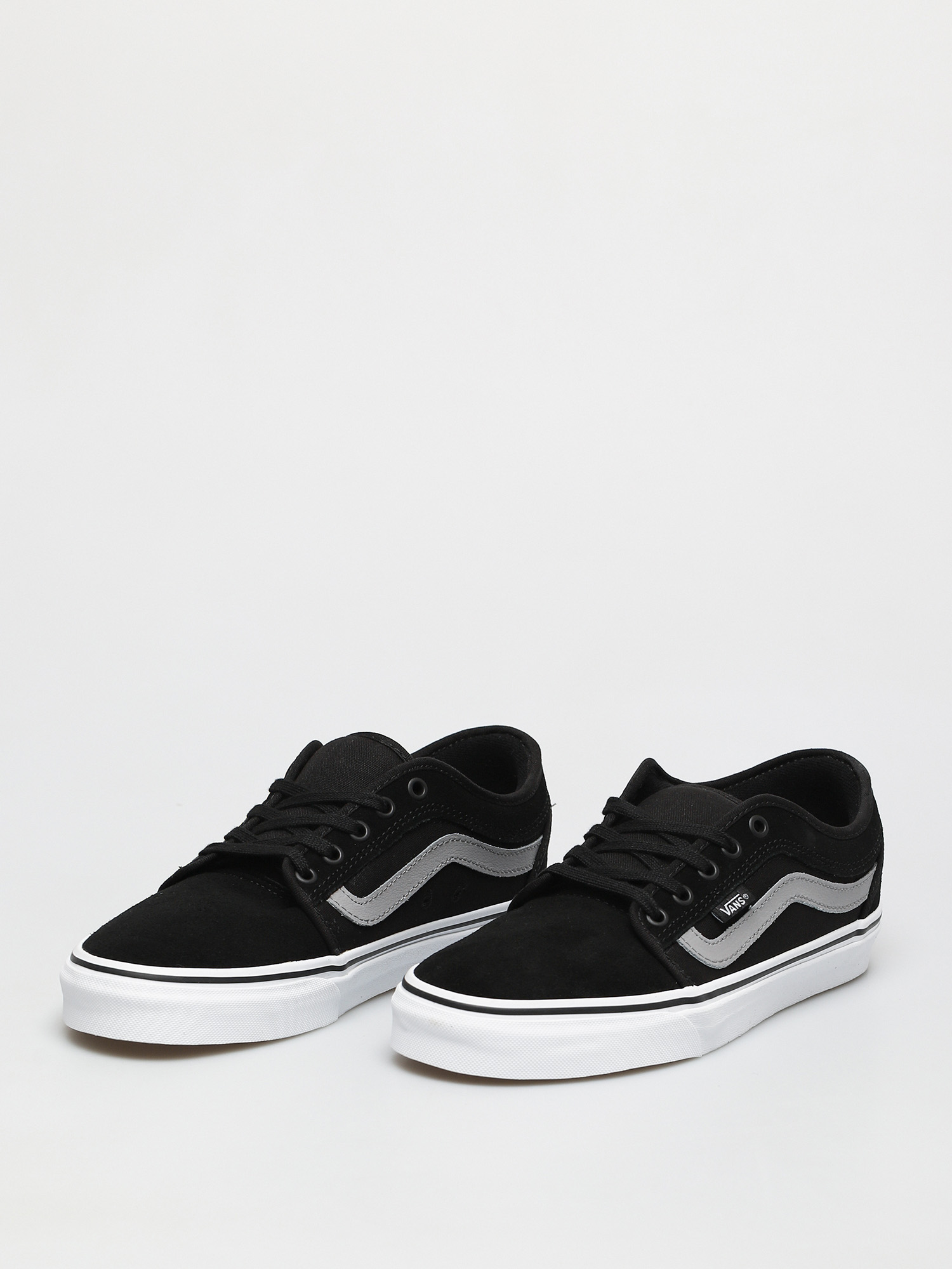 Boty Vans Chukka Low Sidestripe (black/gray/white)