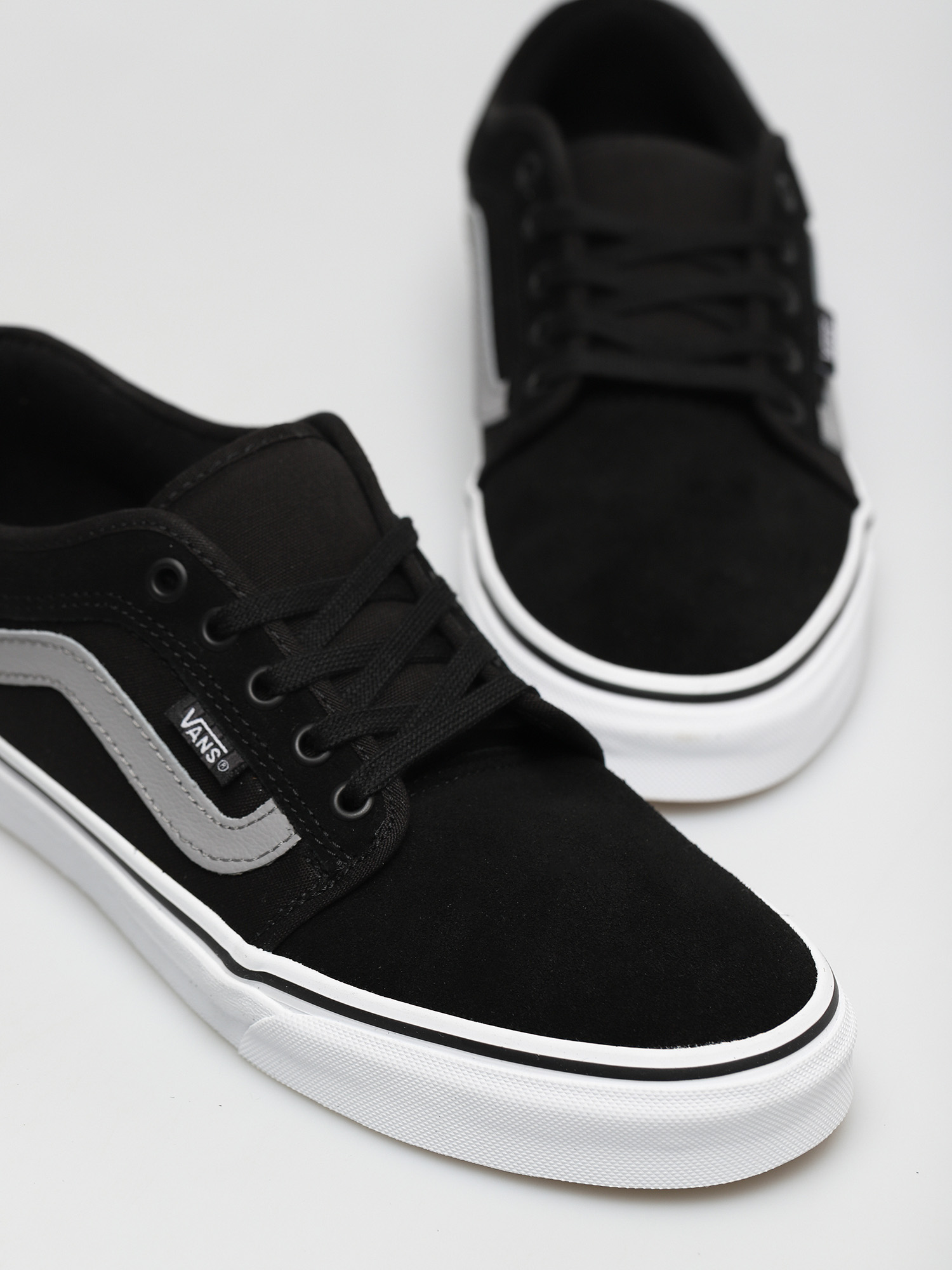 Boty Vans Chukka Low Sidestripe (black/gray/white)