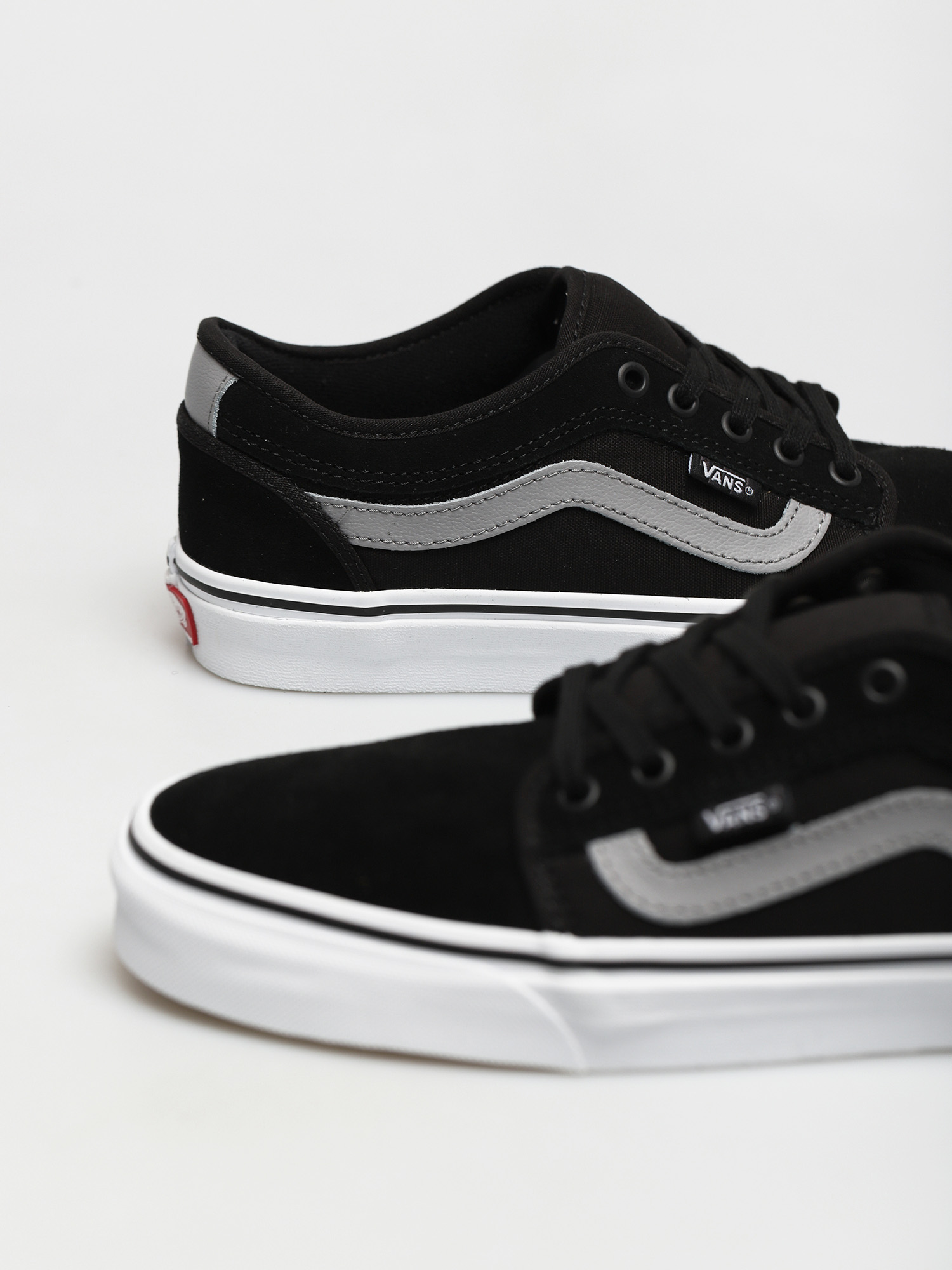 Boty Vans Chukka Low Sidestripe (black/gray/white)