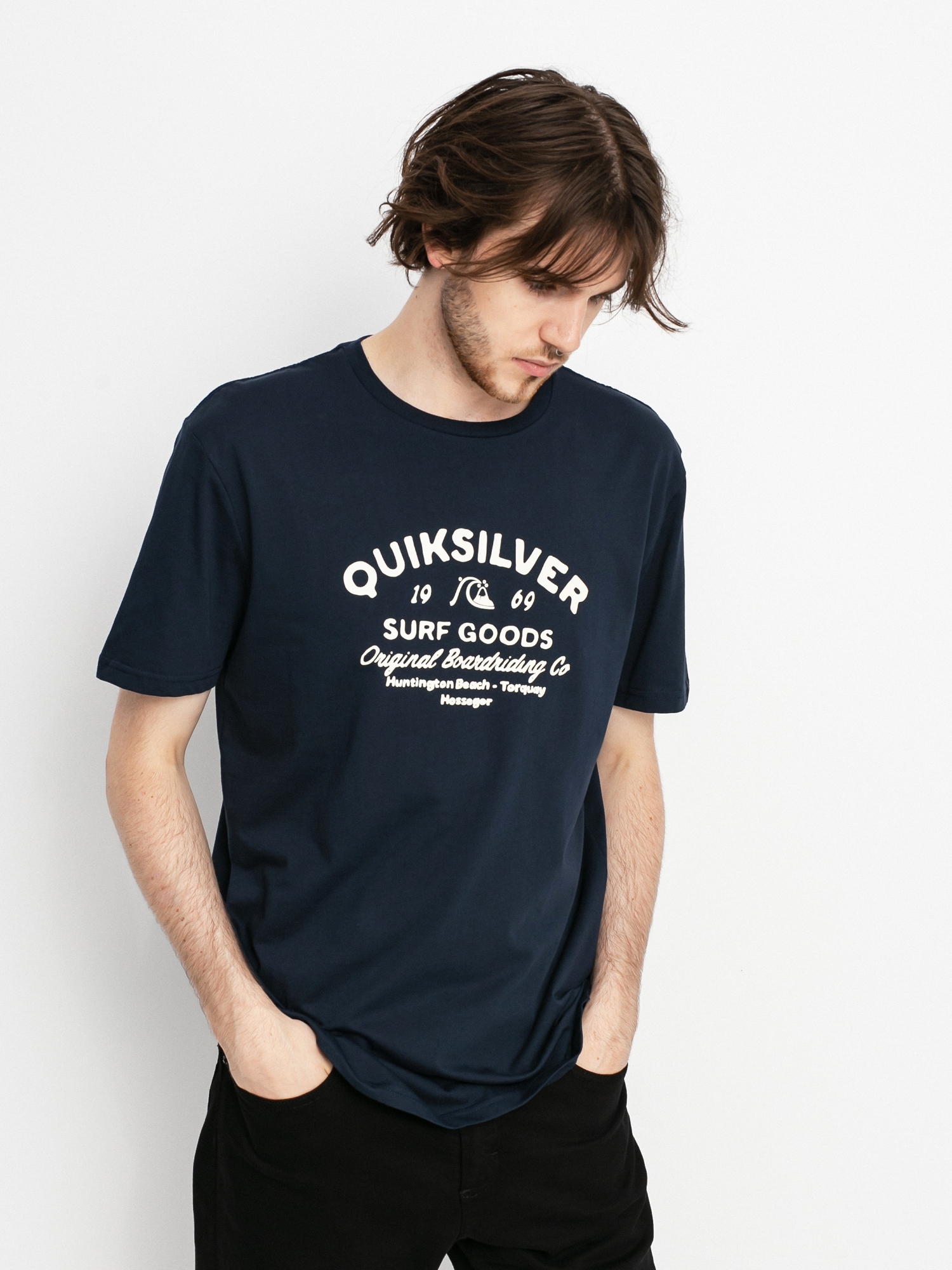 Tričko Quiksilver Closed Caption (navy blazer)