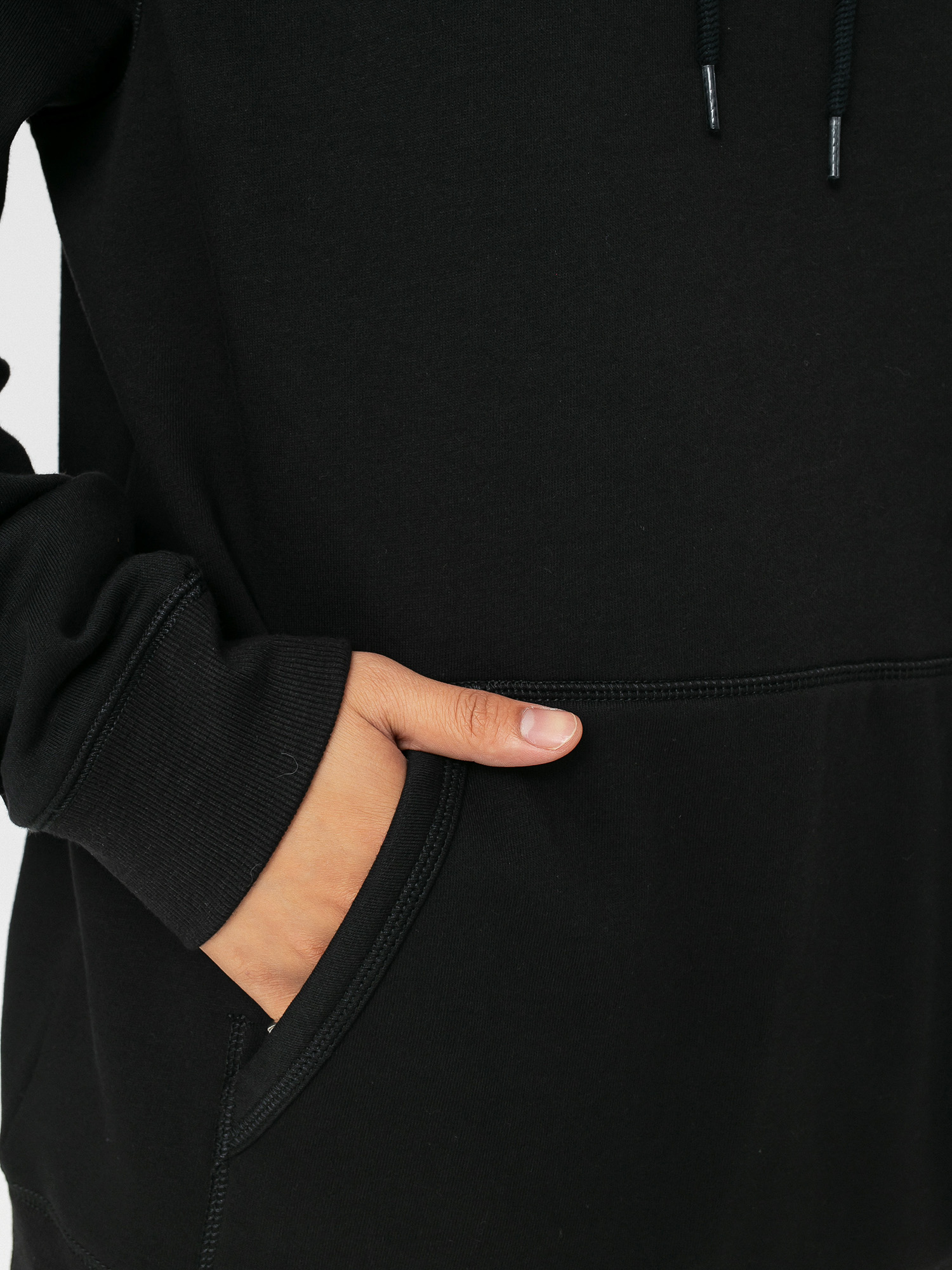 Mikina s kapucí Vans Versa Standard HD (black/checkerboard)