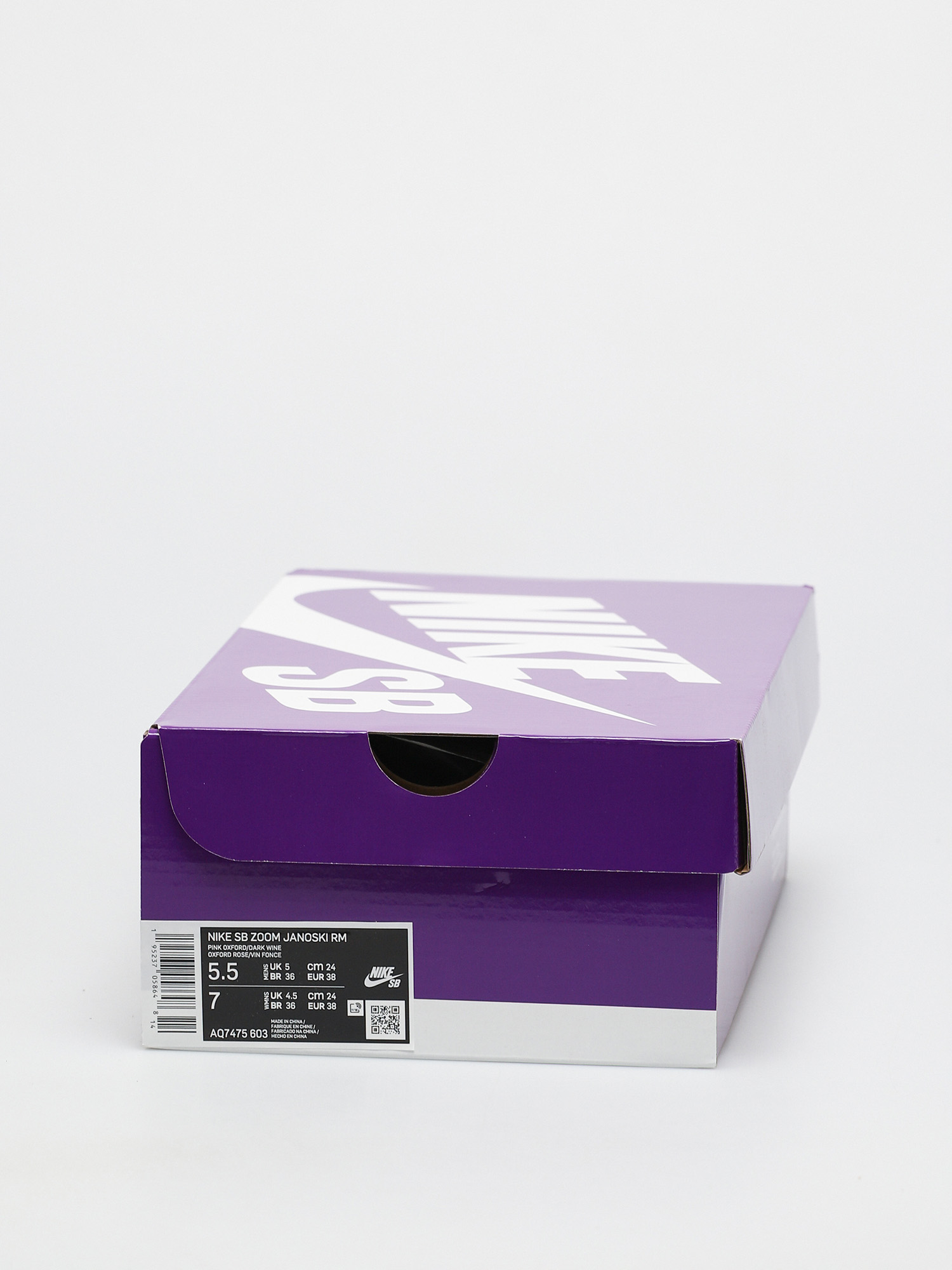 Boty Nike SB Zoom Stefan Janoski RM (pink oxford/dark wine pink oxford white)