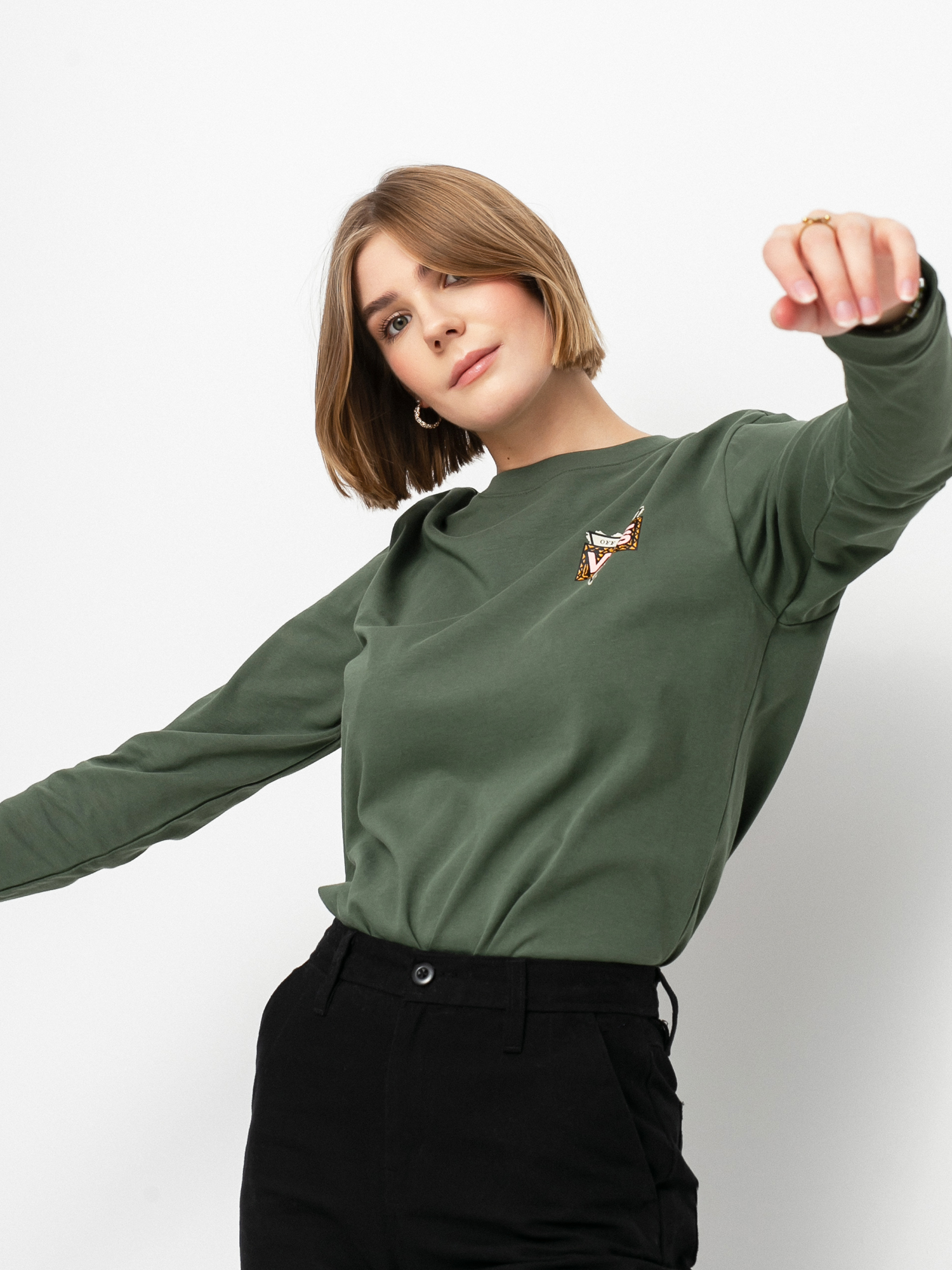 Triko Vans First Stitches Wmn (thyme)