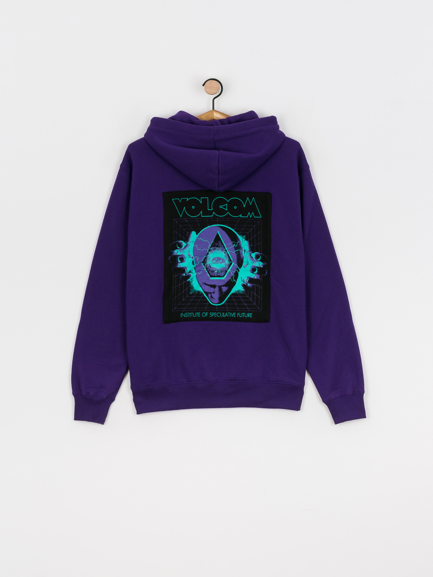 Mikina s kapucí Volcom Fa Max Loeffler HD (violet indigo)