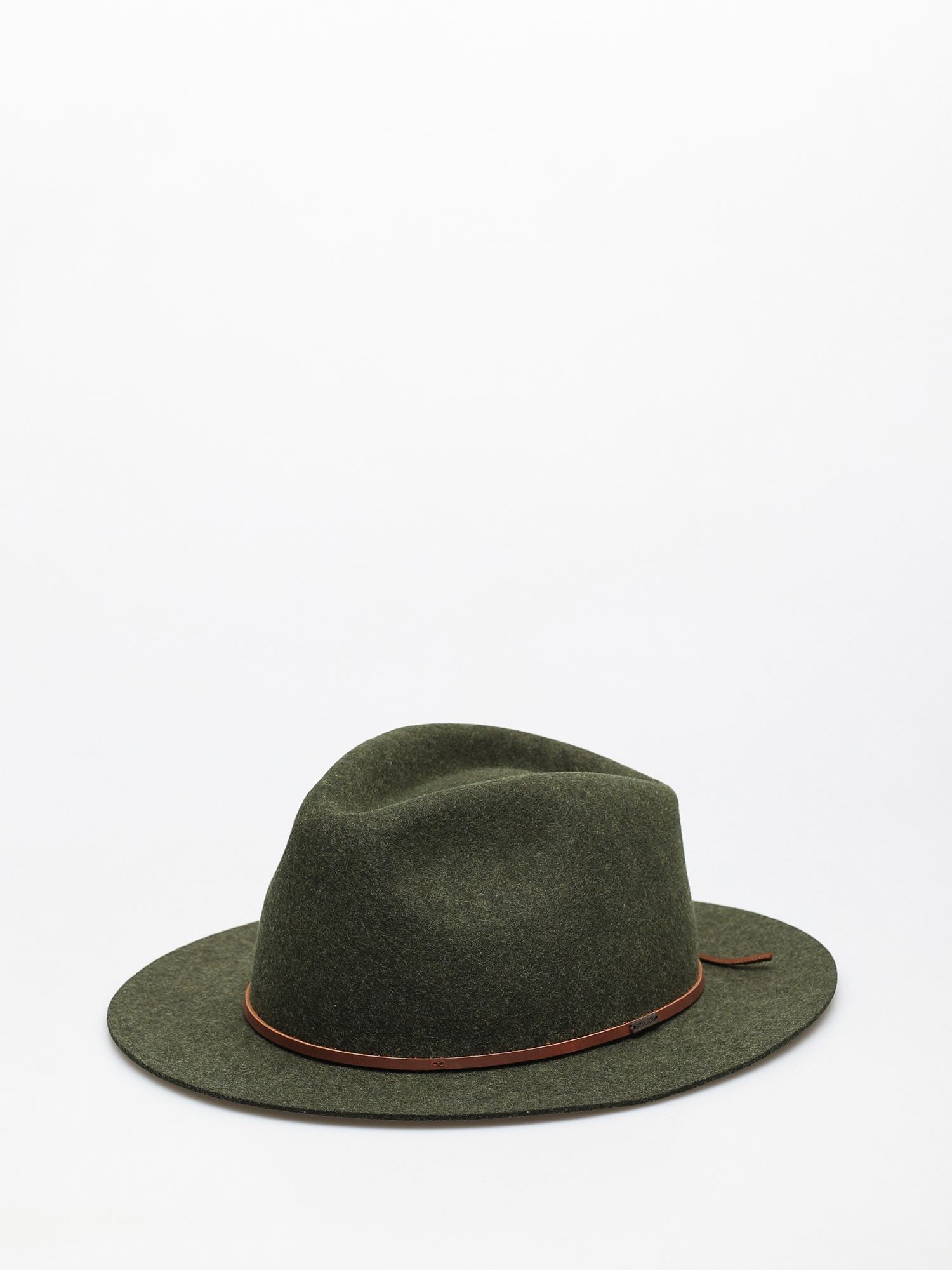 Klobouk Brixton Wesley Fedora (moss/brown mix)