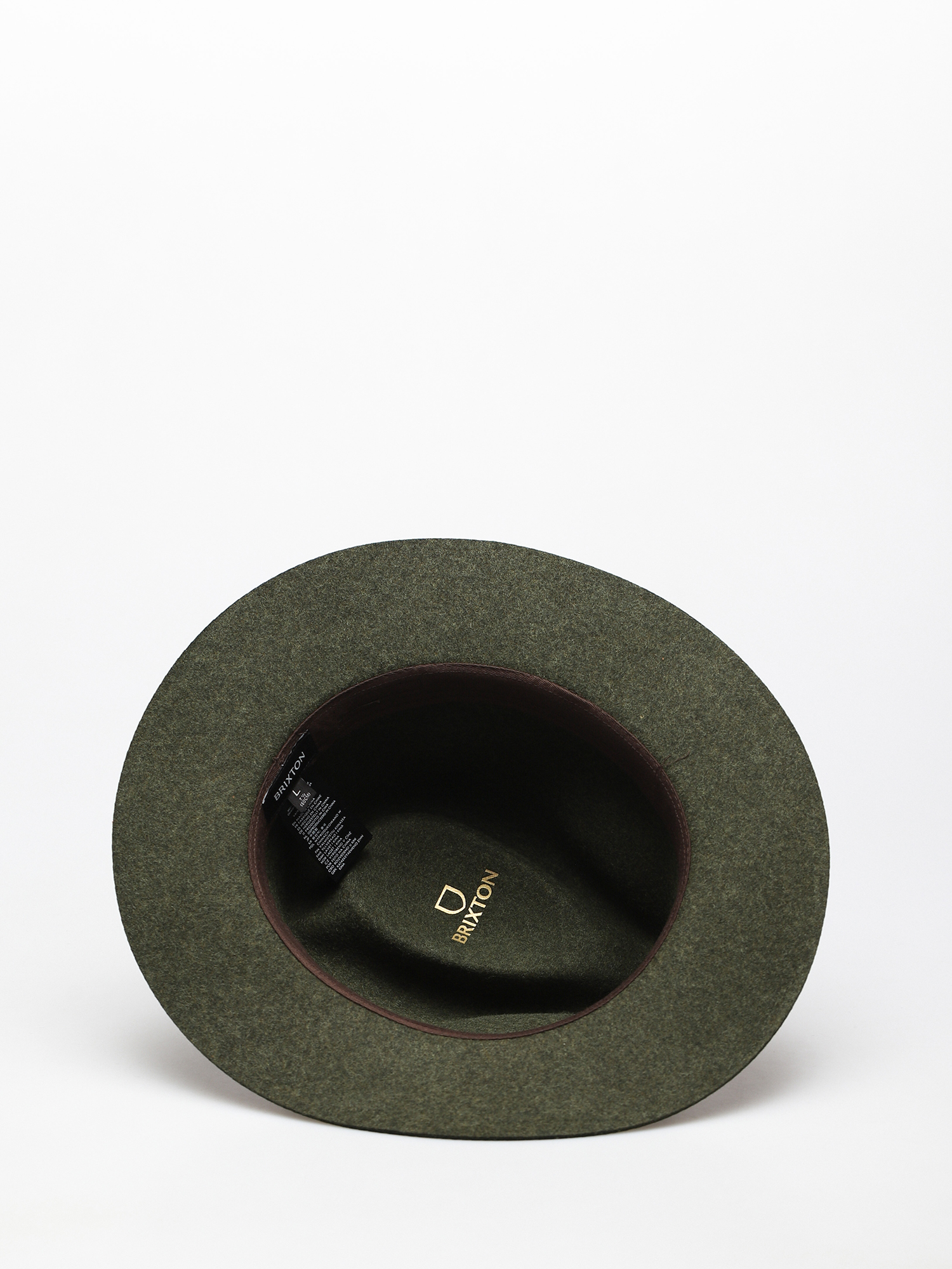 Klobouk Brixton Wesley Fedora (moss/brown mix)