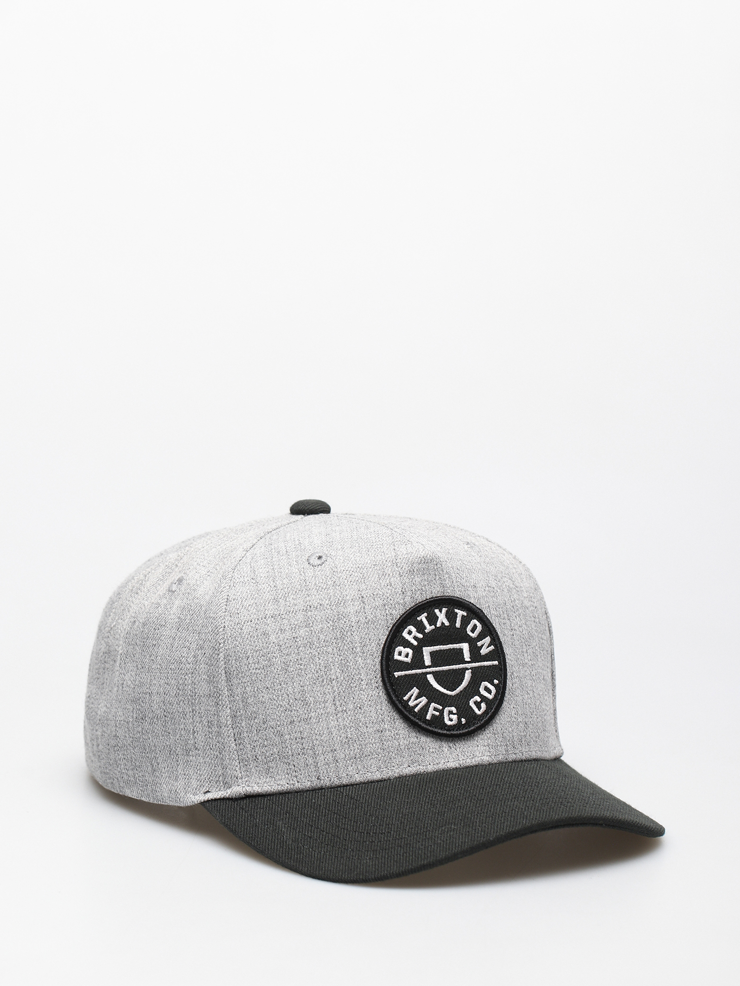 Kšiltovka  Brixton Crest C Mp Snapback (heather grey/black)