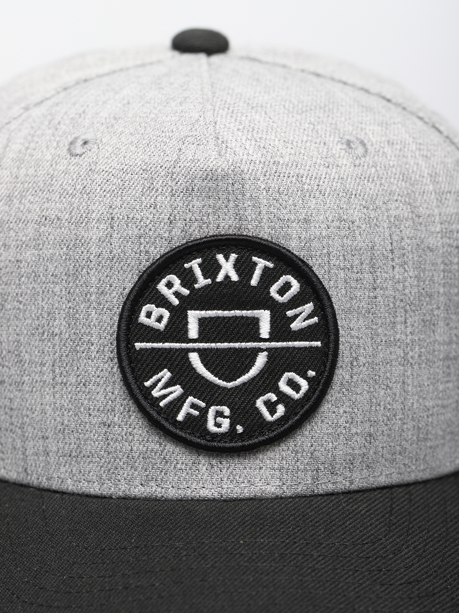 Kšiltovka  Brixton Crest C Mp Snapback (heather grey/black)
