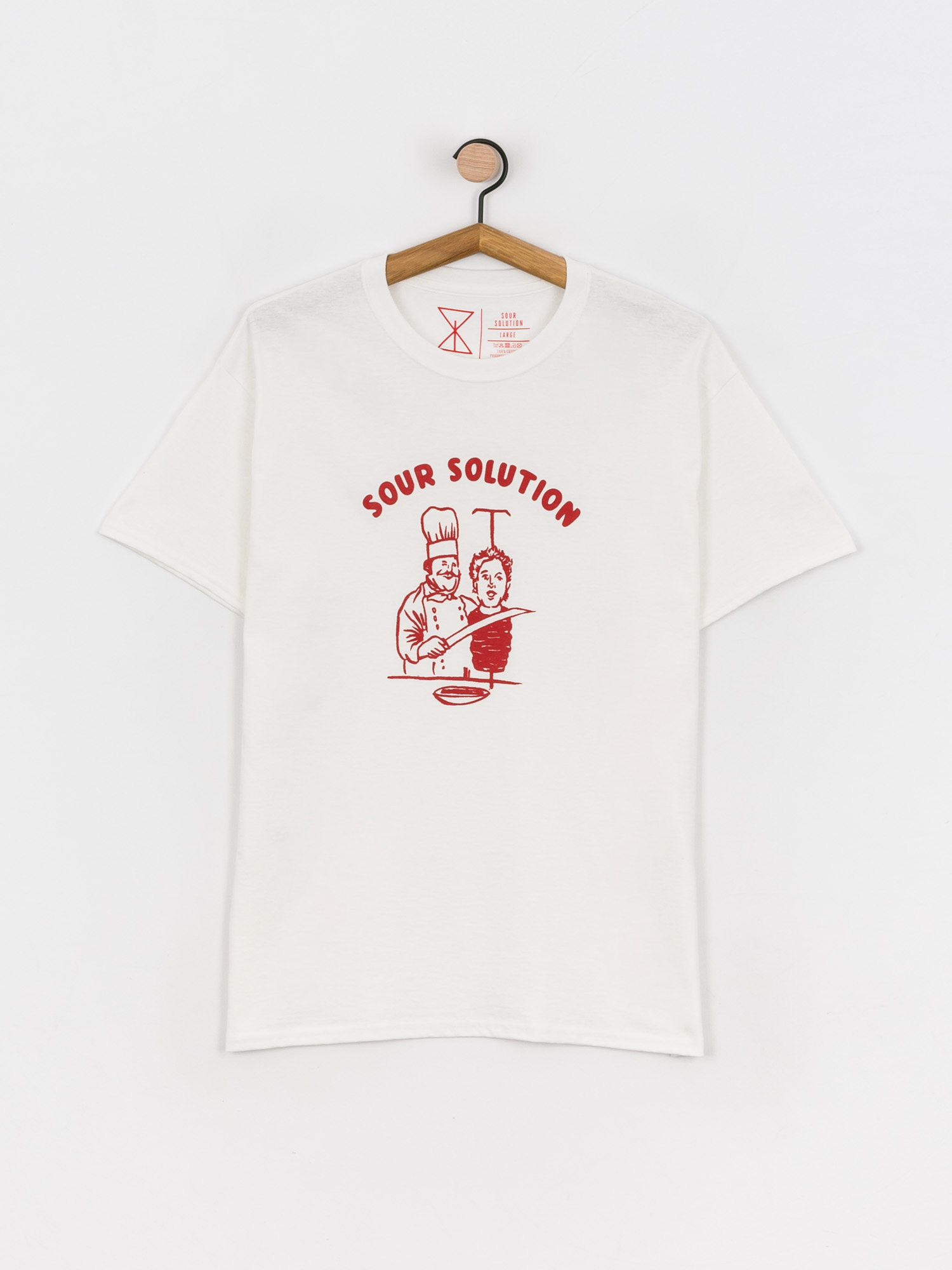 Tričko Sour Solution Kebab (white)