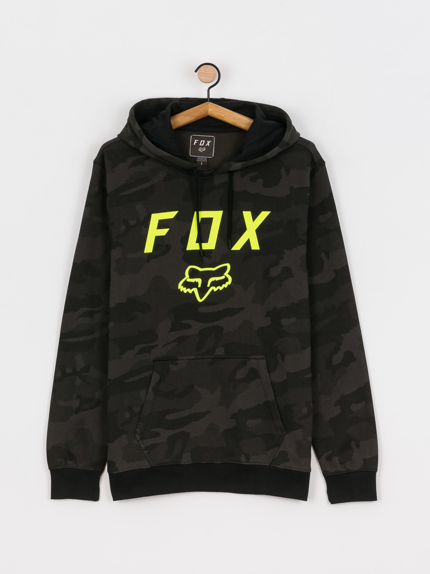 Mikina s kapucí Fox Legacy Moth HD (blk cam)