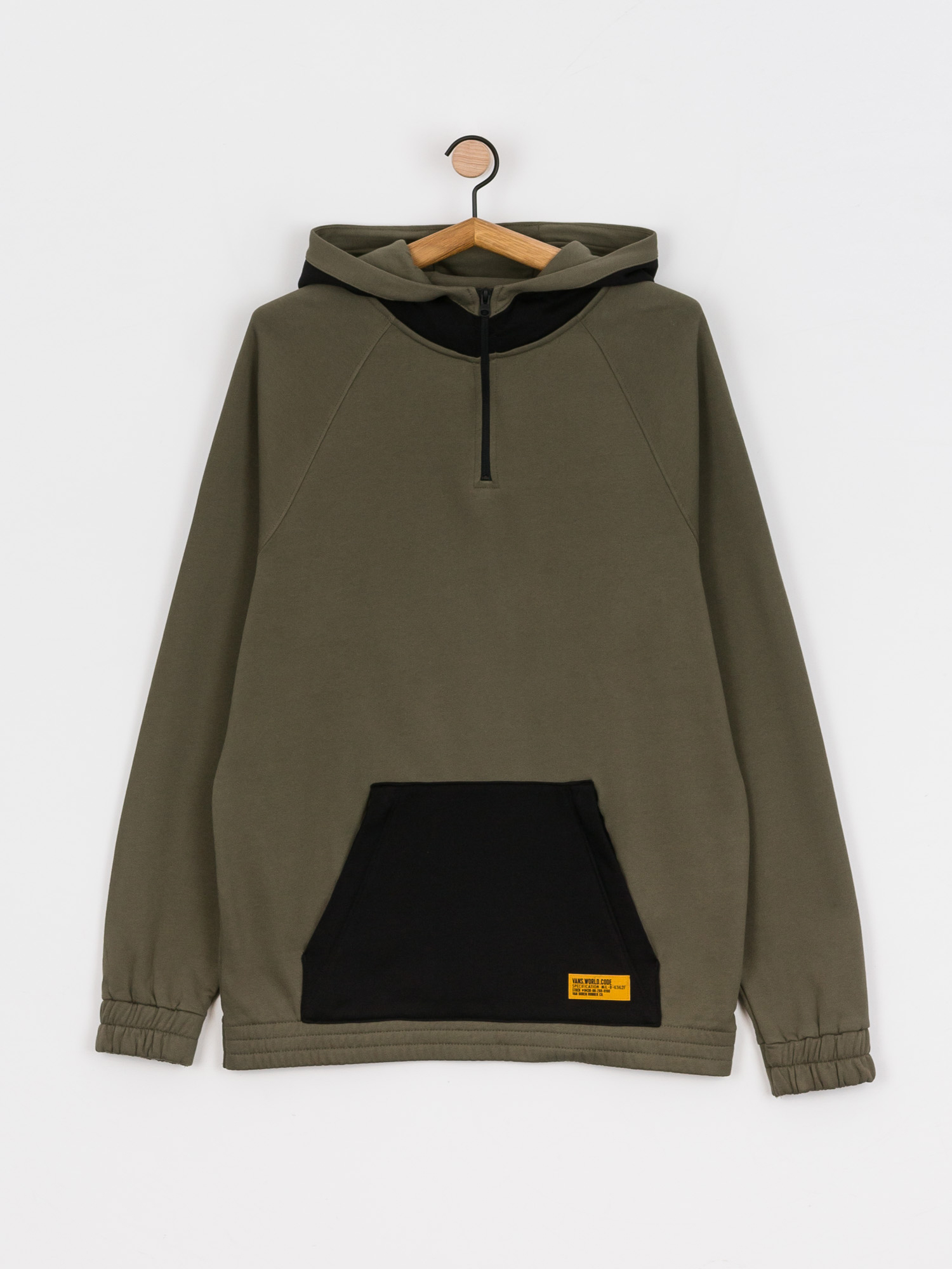 Mikina Vans World Code Qzip (grape leaf)