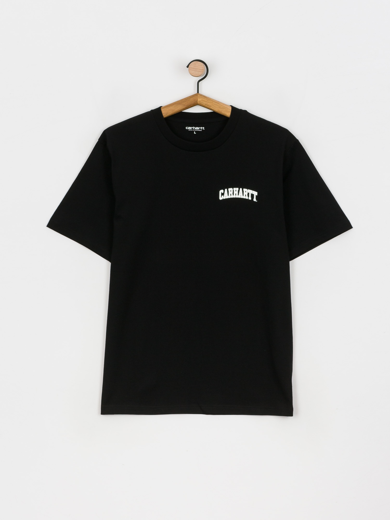 Tričko Carhartt WIP University Script (black/white)