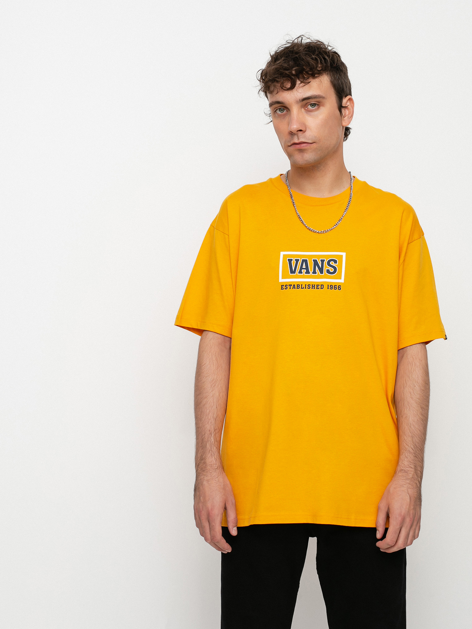 Tričko Vans Take A Stand Box (golden glow)