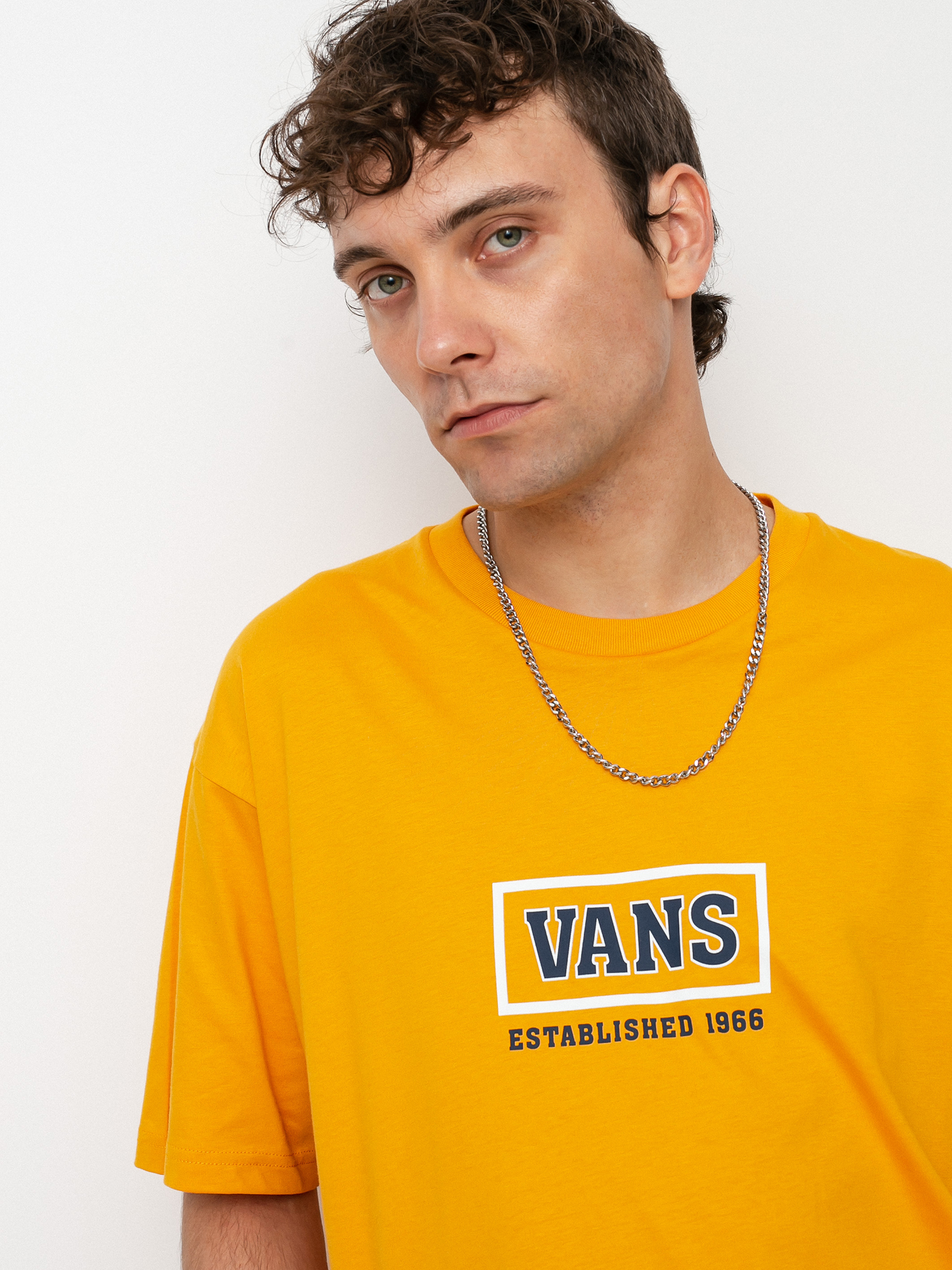 Tričko Vans Take A Stand Box (golden glow)