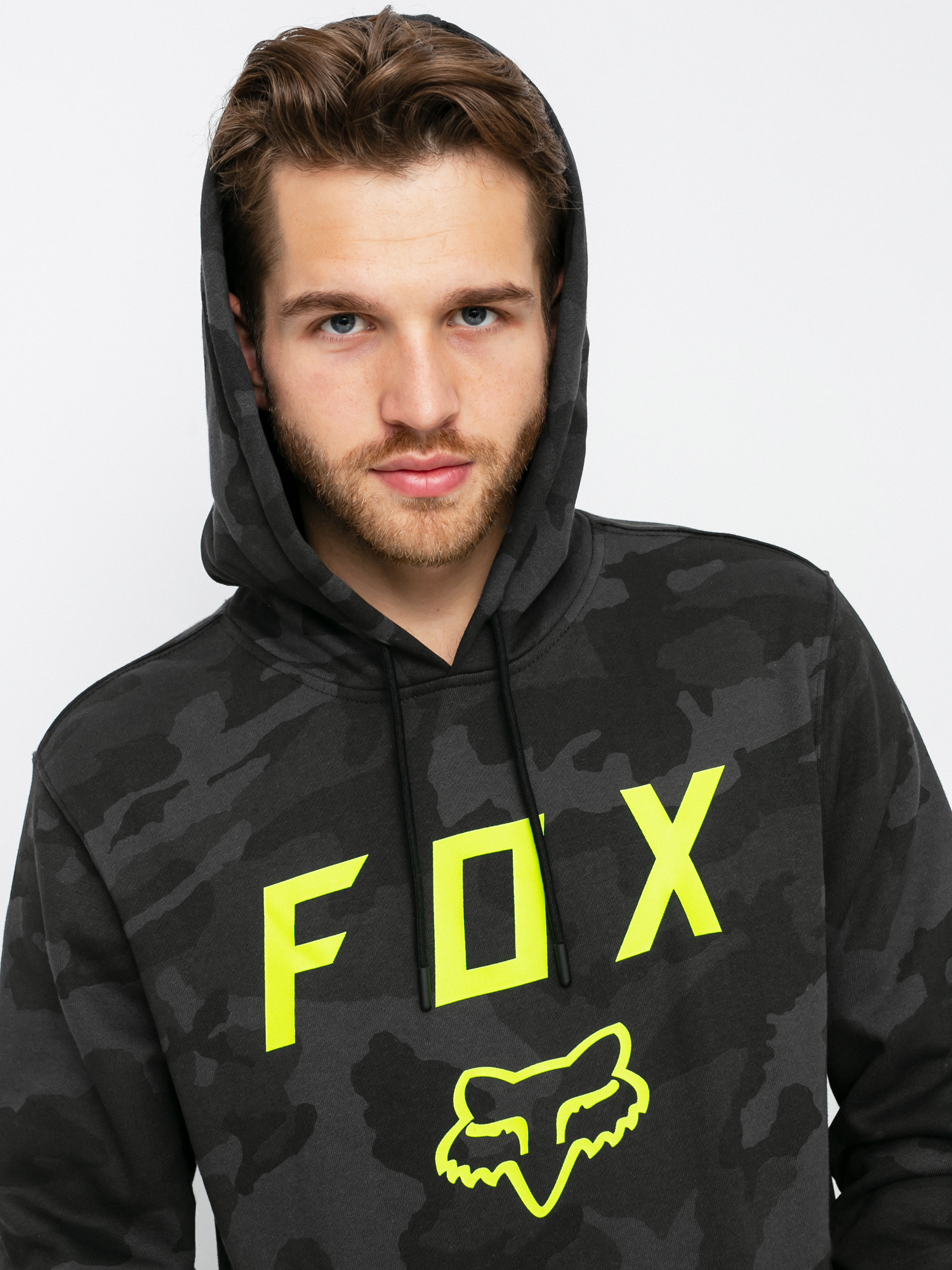 Mikina s kapucí Fox Legacy Moth HD (blk cam)