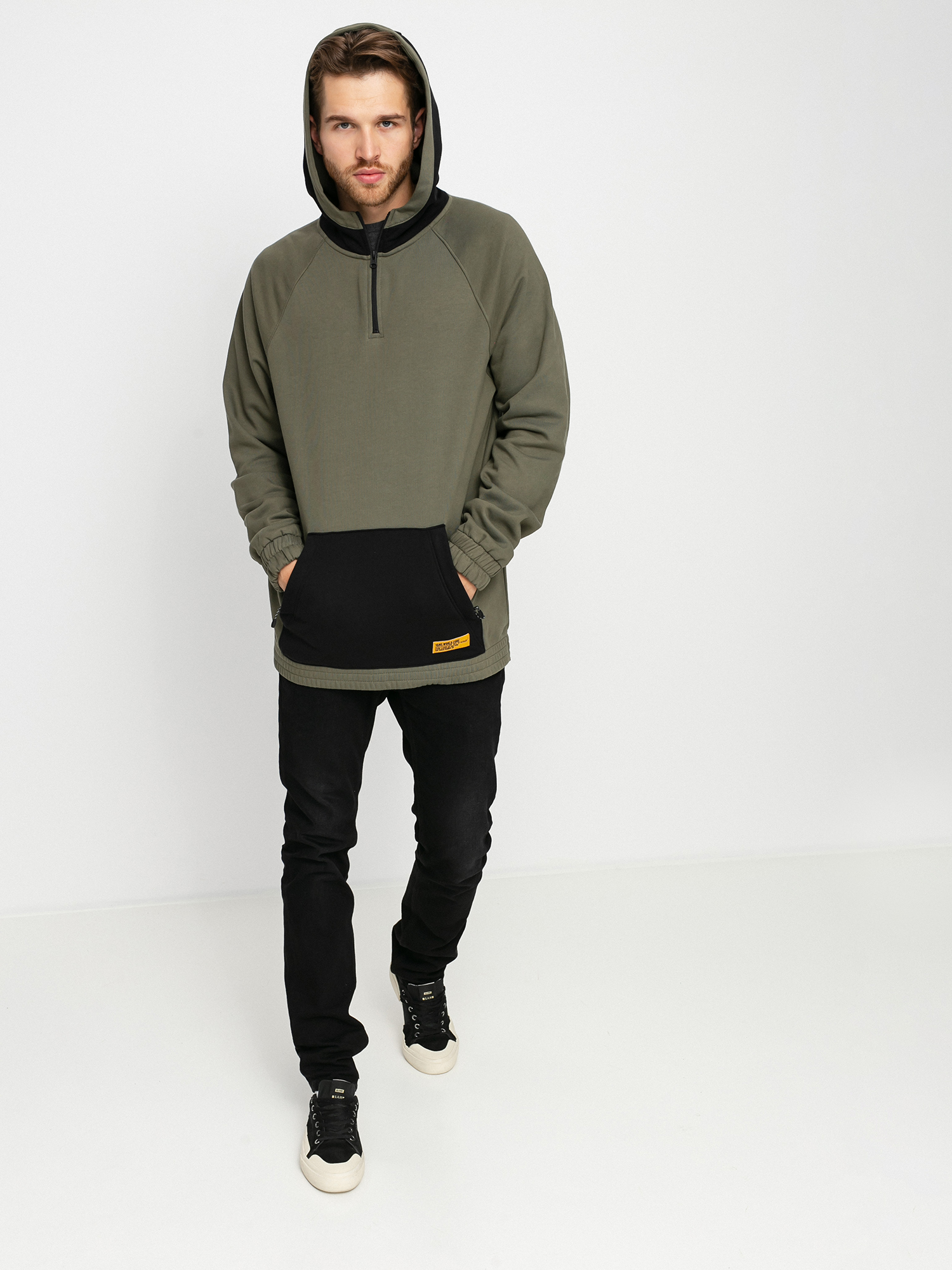 Mikina Vans World Code Qzip (grape leaf)