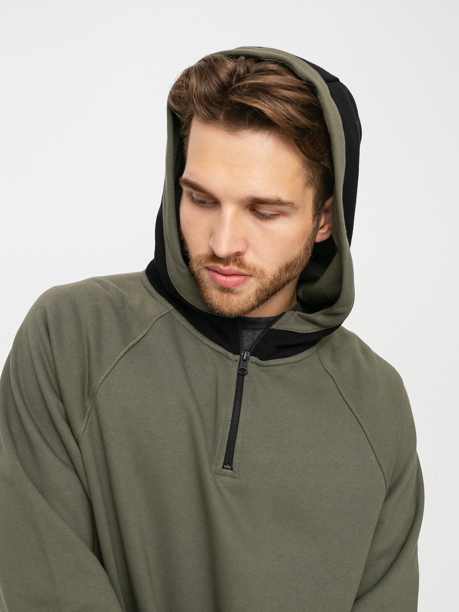 Mikina Vans World Code Qzip (grape leaf)