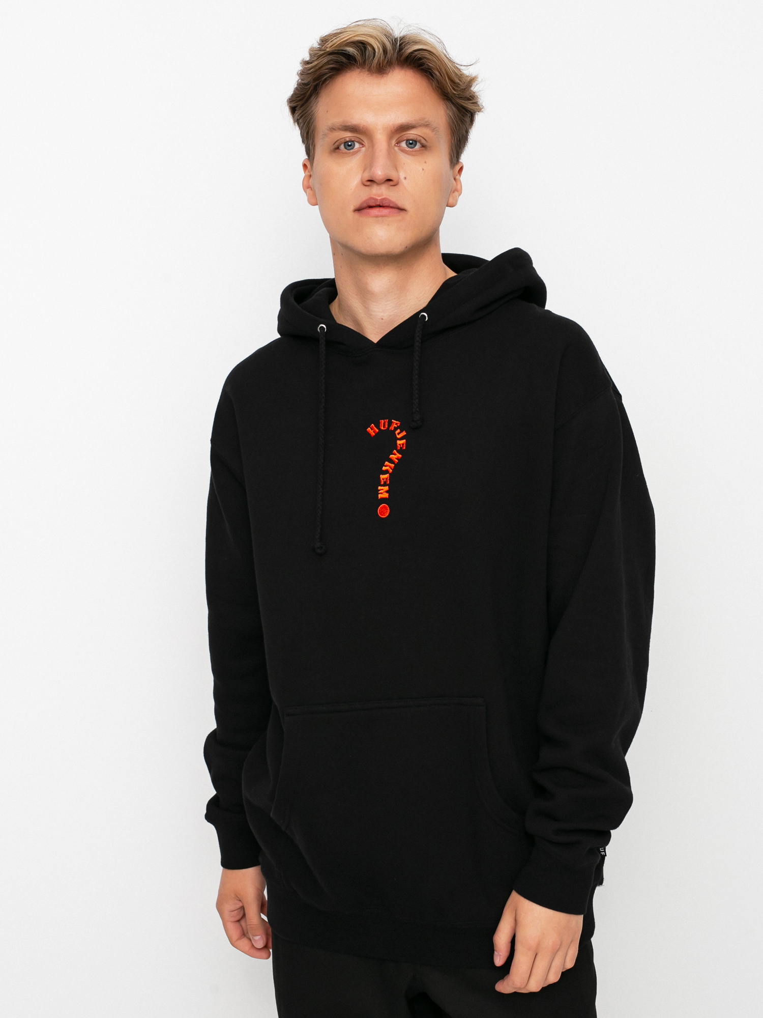 Mikina s kapucí HUF x JENKEM The Portal HD (black)