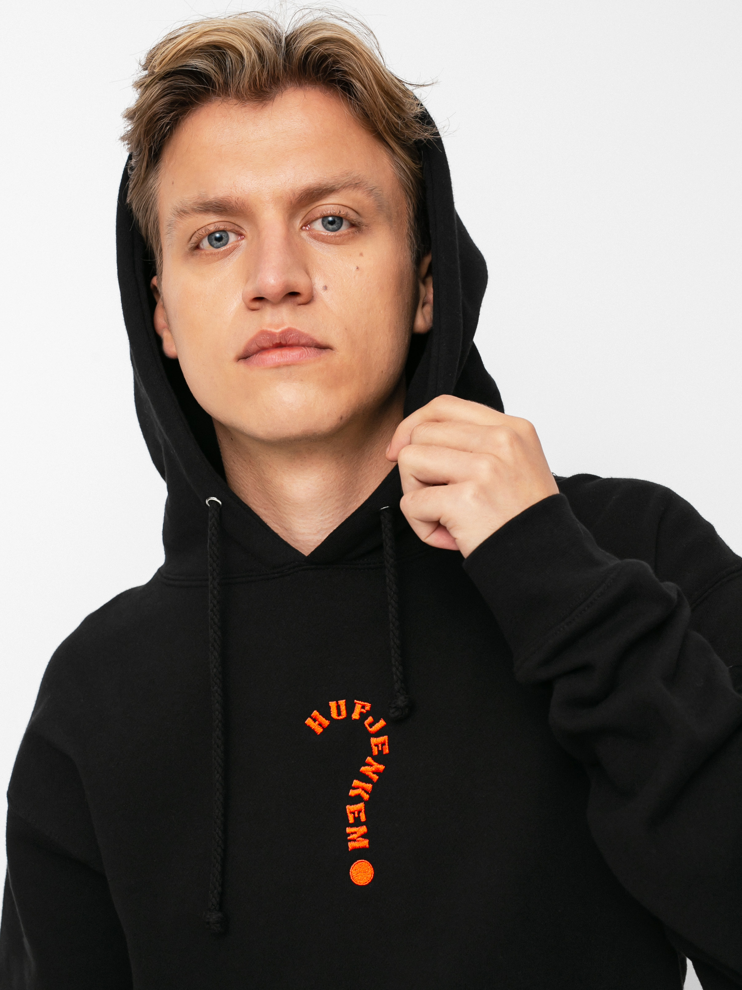 Mikina s kapucí HUF x JENKEM The Portal HD (black)