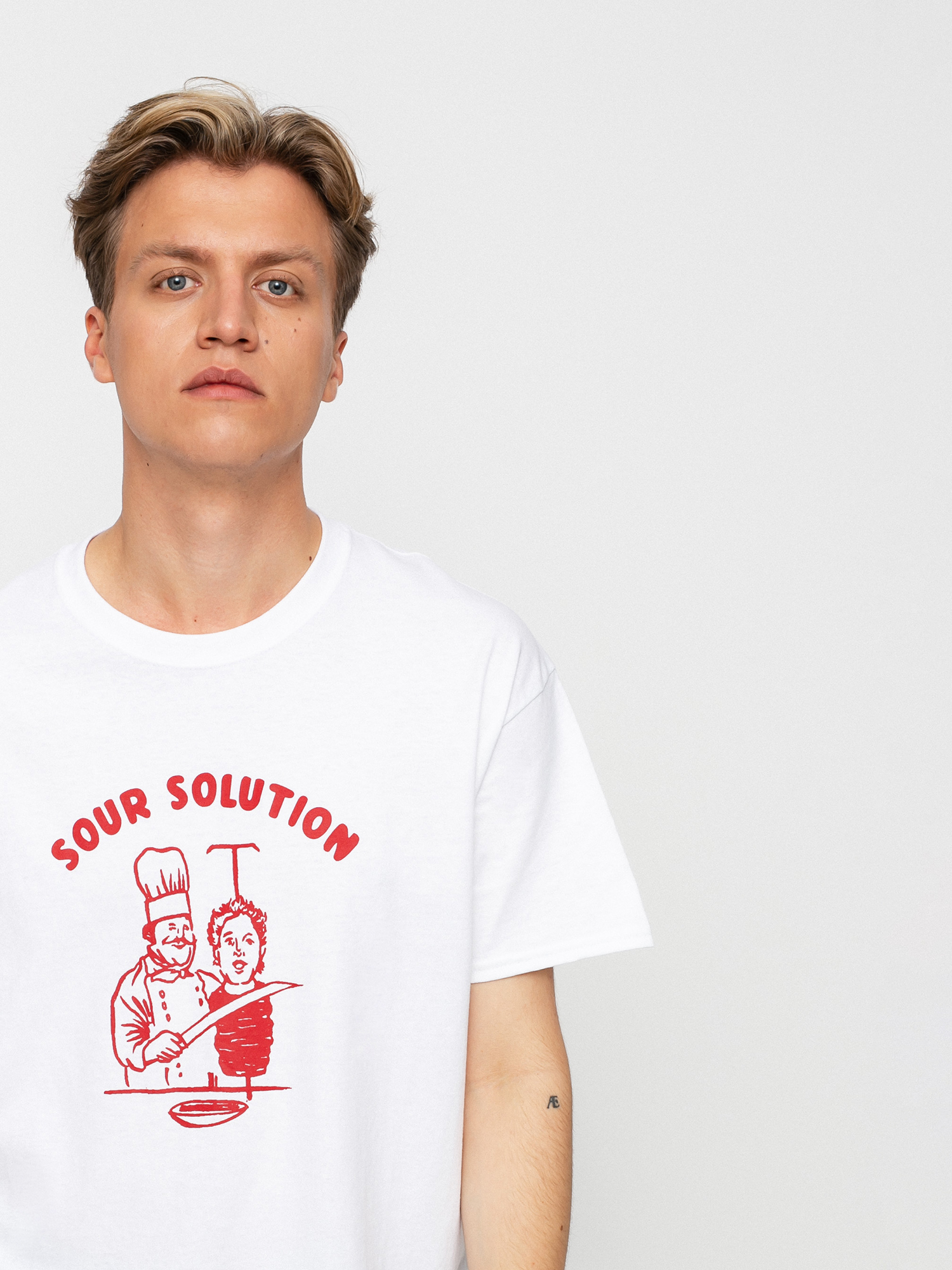 Tričko Sour Solution Kebab (white)