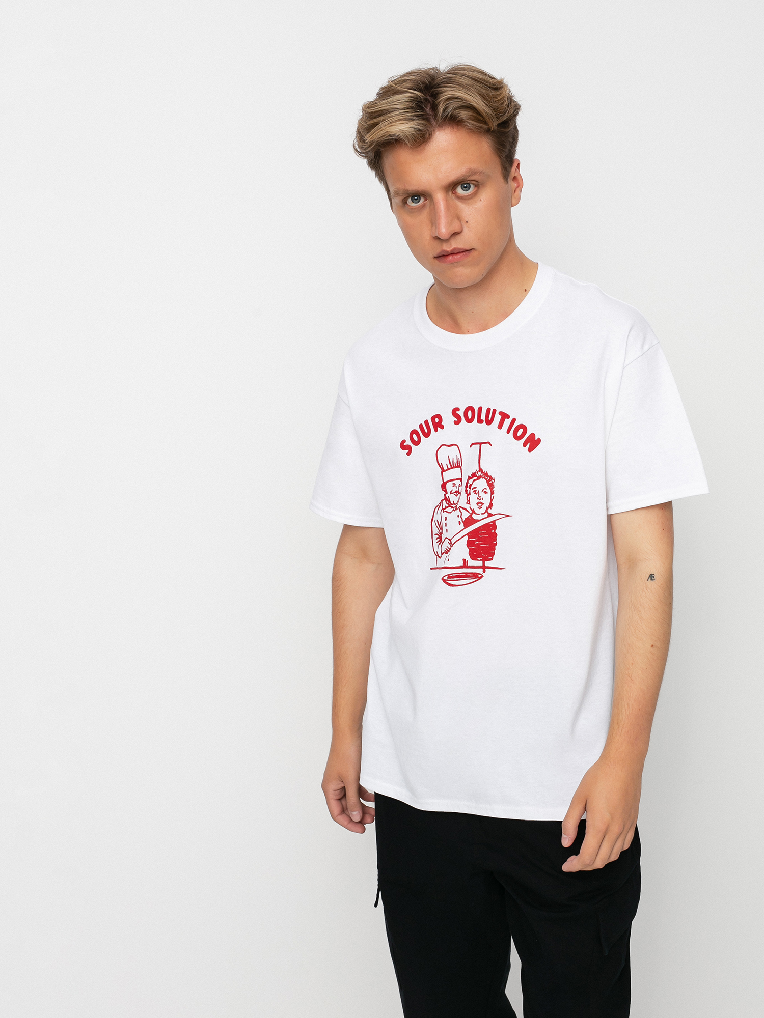 Tričko Sour Solution Kebab (white)