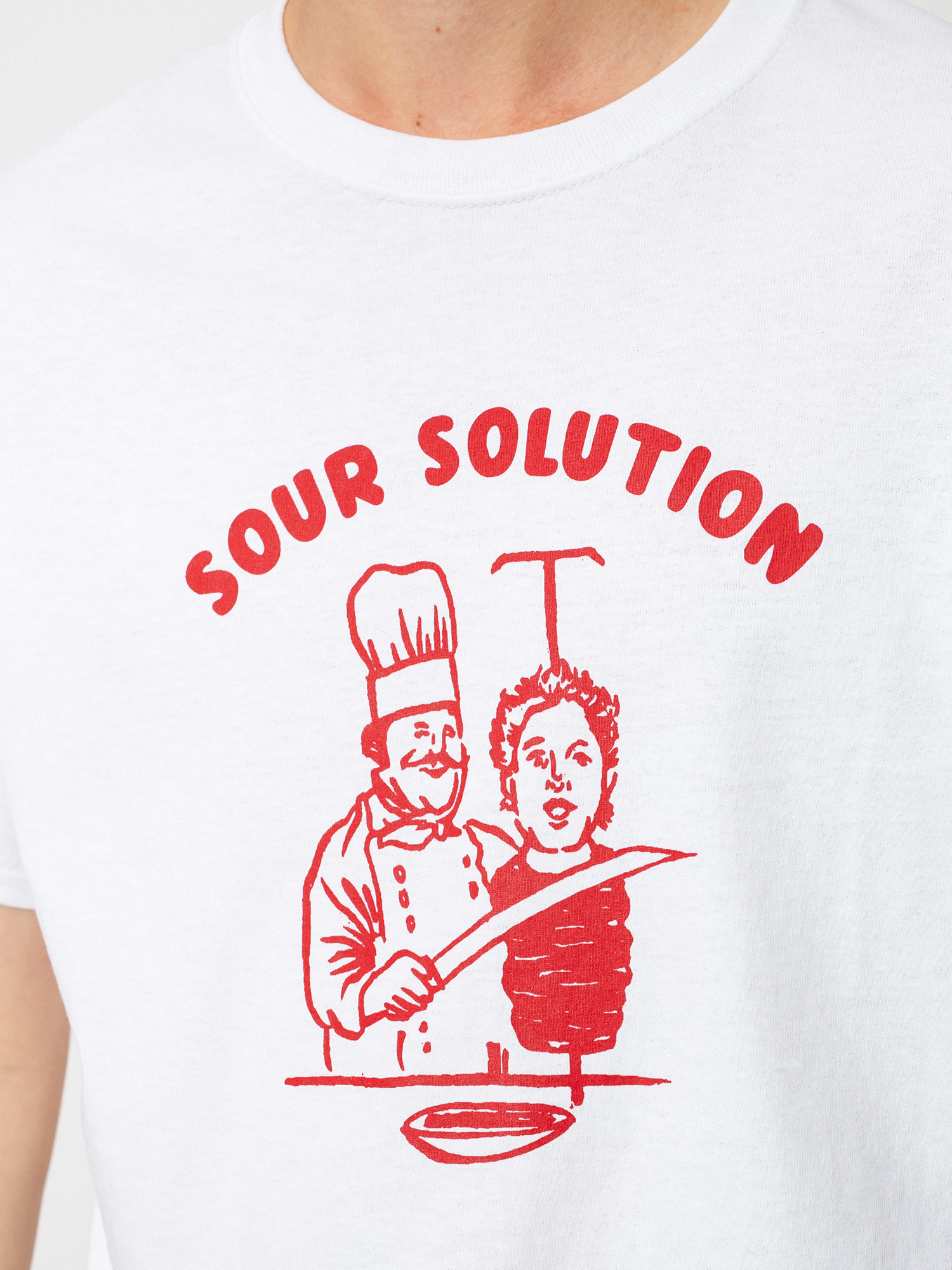 Tričko Sour Solution Kebab (white)