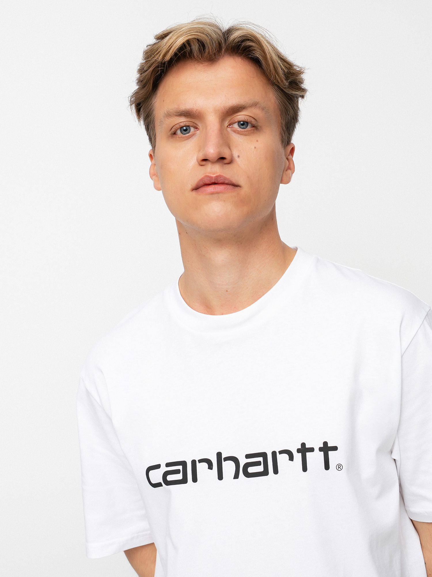 Tričko Carhartt WIP Script (white/black)