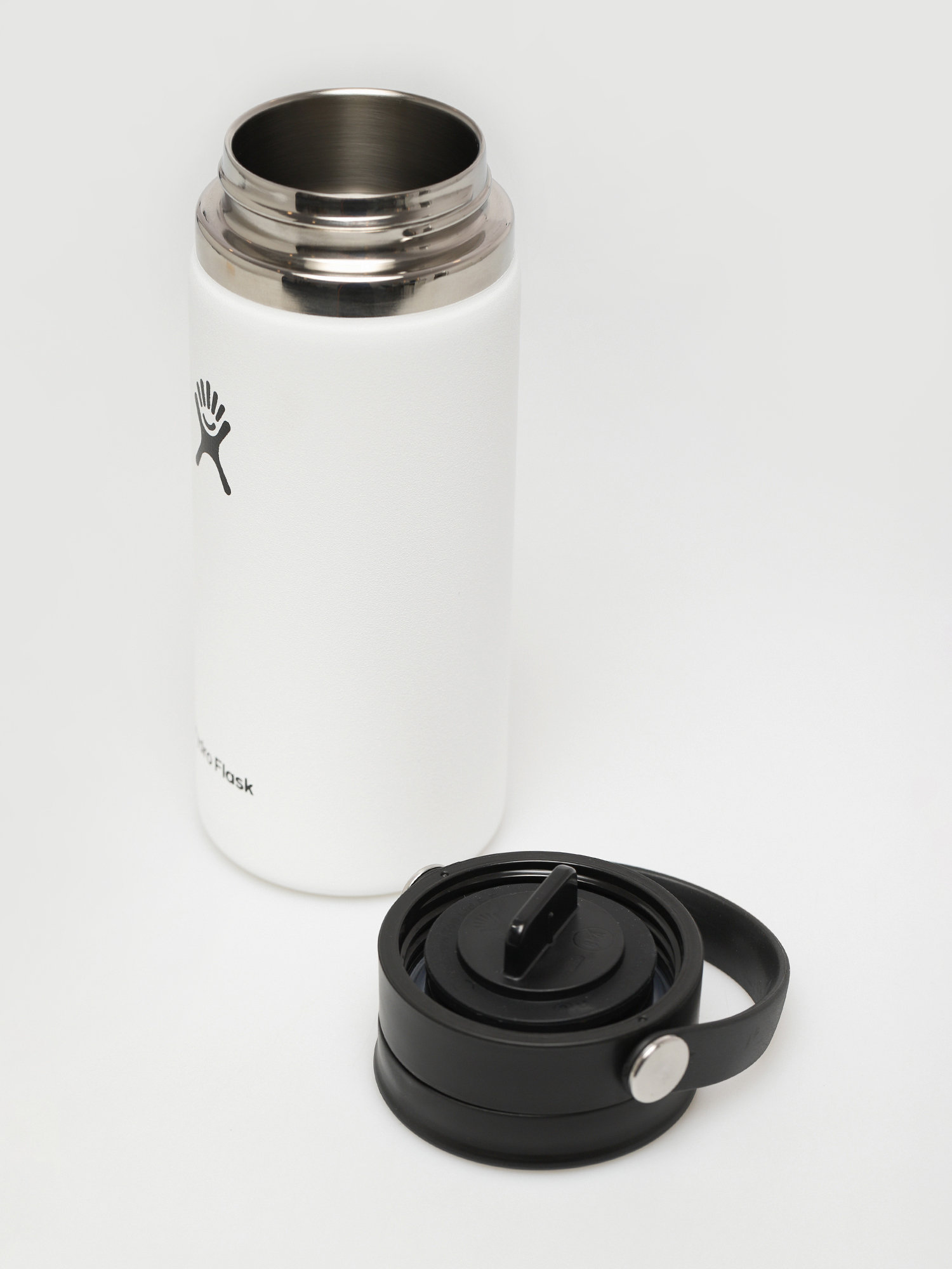 Láhev Hydro Flask Wide Mouth Flex Slip Lid 473ml (white)