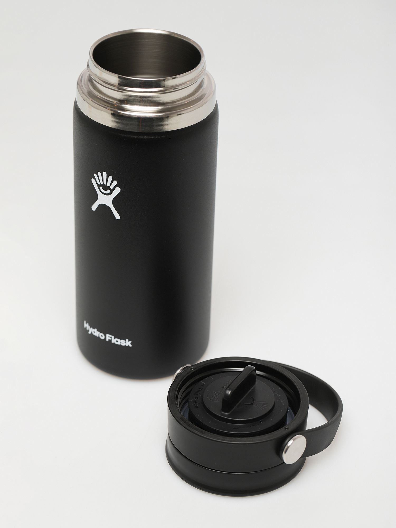 Láhev Hydro Flask Wide Mouth Flex Slip Lid 473ml (black)