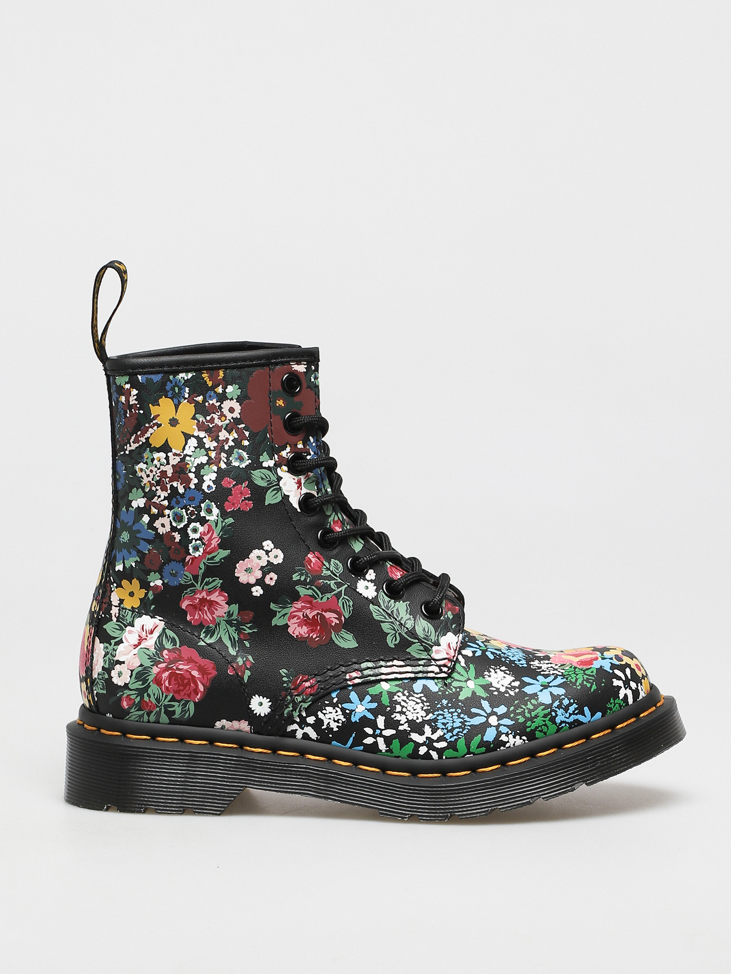 Boty Dr. Martens 1460 Pascal Wmn (floral mash up white/black)