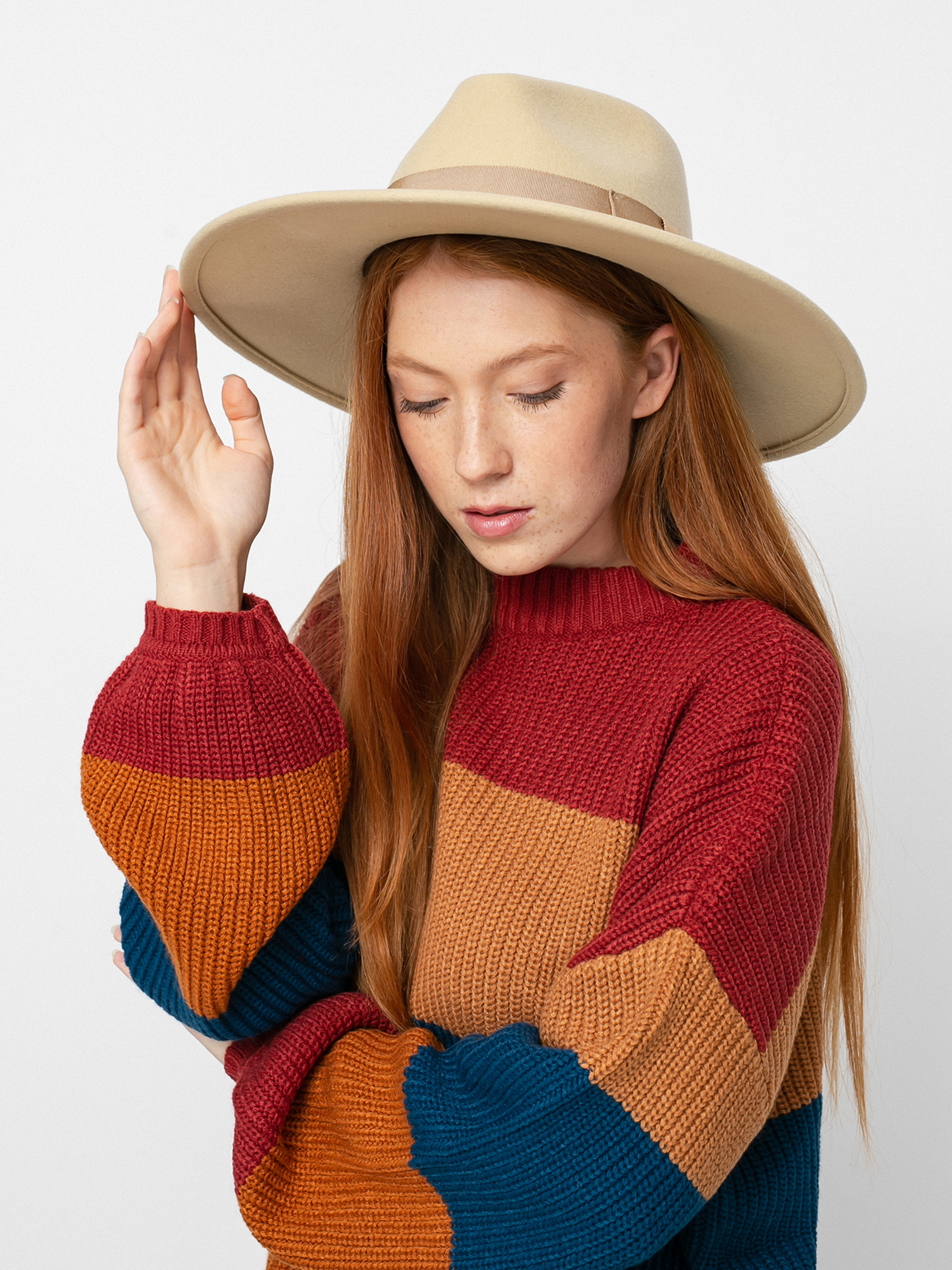 Klobouk Brixton Joanna Felt Hat Wmn (light khaki)