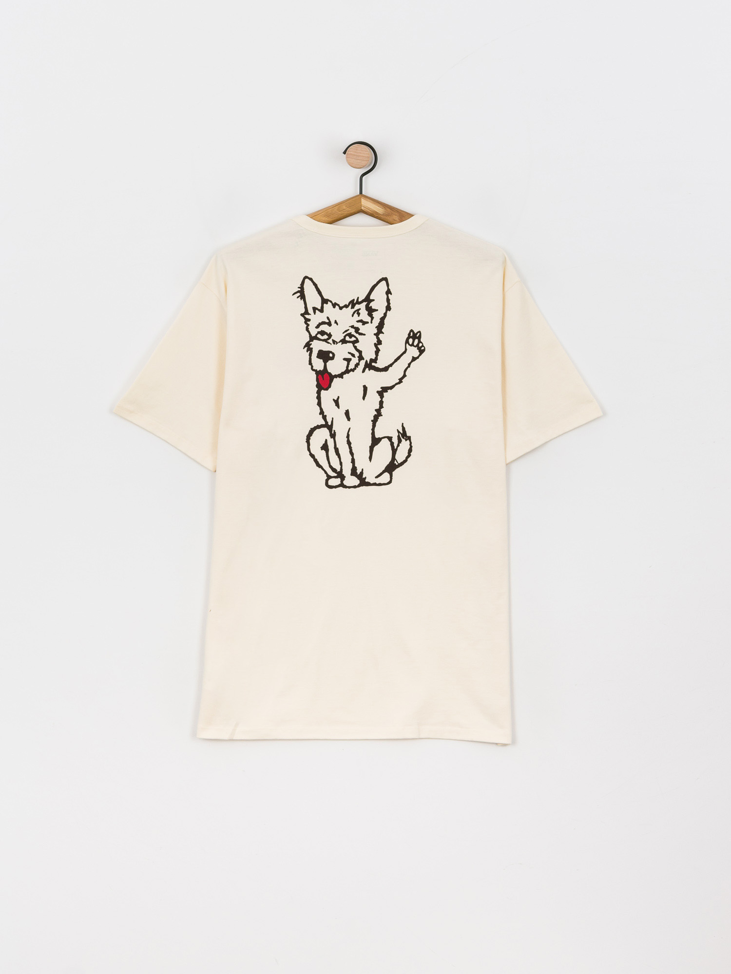 Tričko Vans X Tyson Peterson Dog Off The Wall (antique white)
