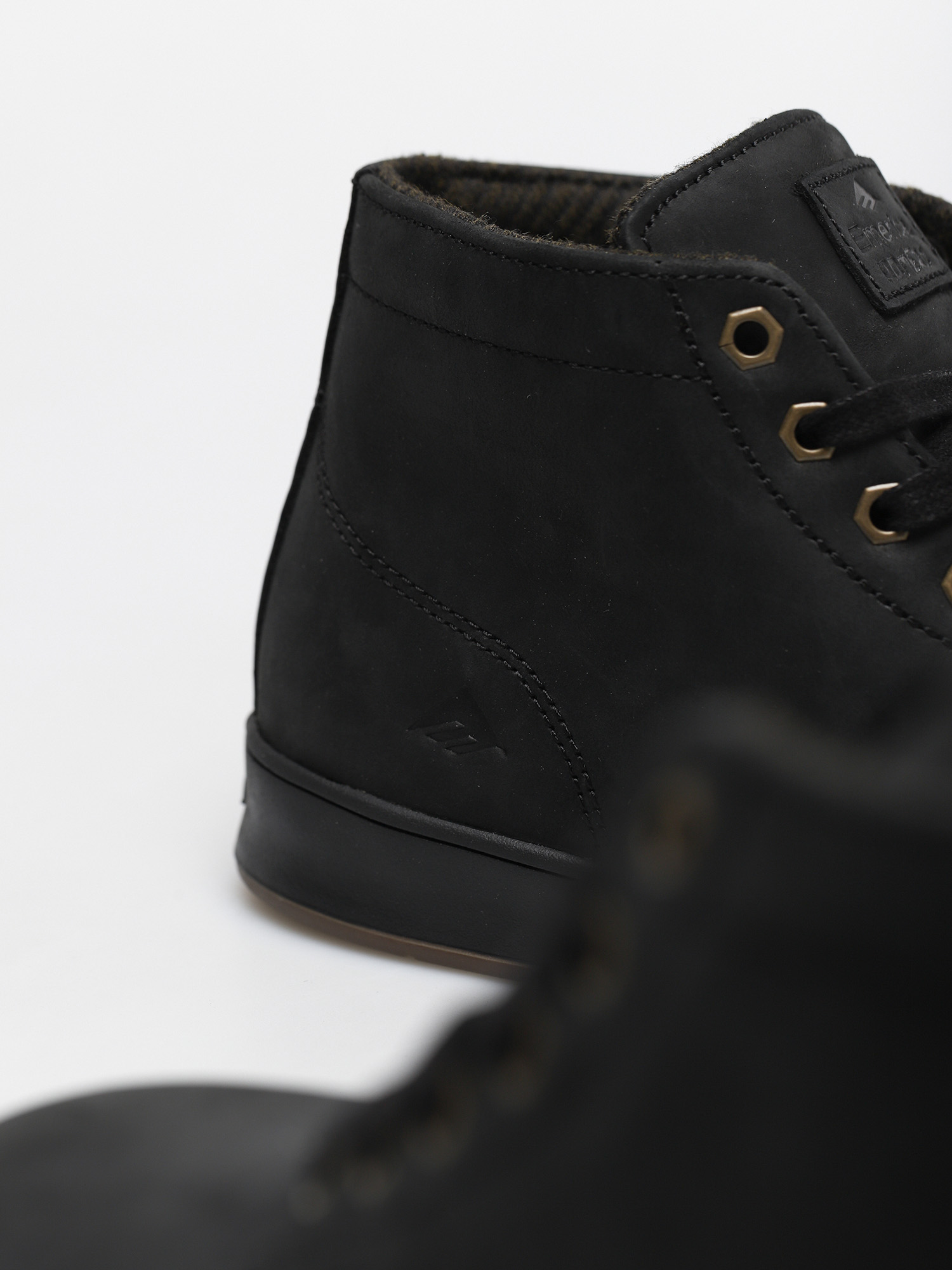 Boty Emerica Romero Laced High (black/black/gum)