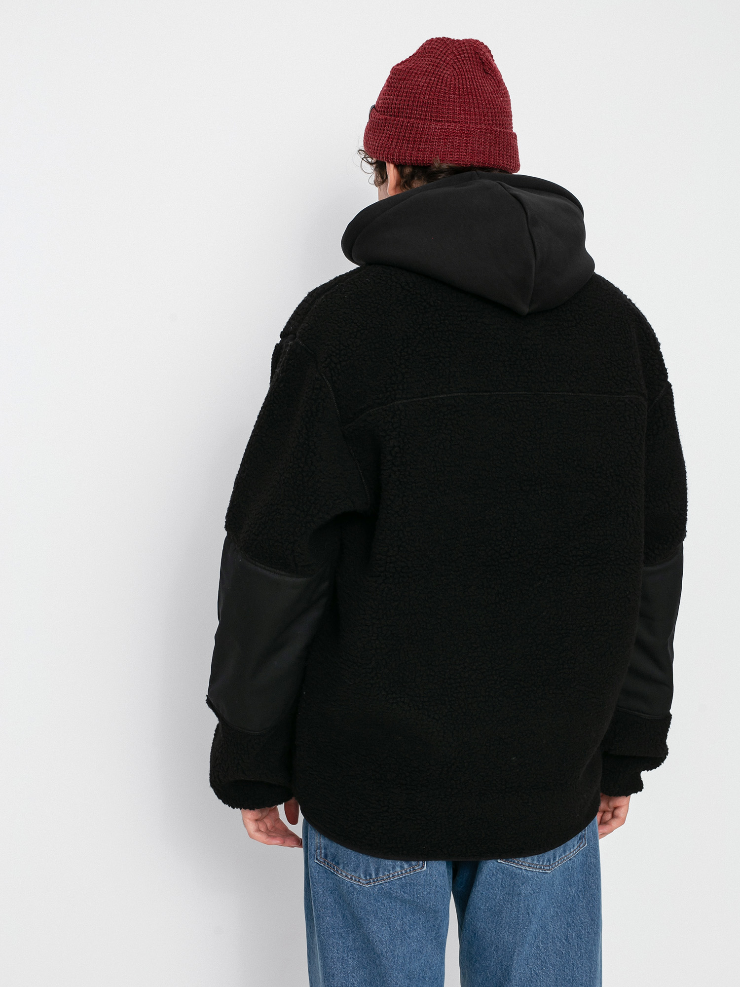 Pánský Fleecová mikina Dickies Red Chute Sherpa (black)