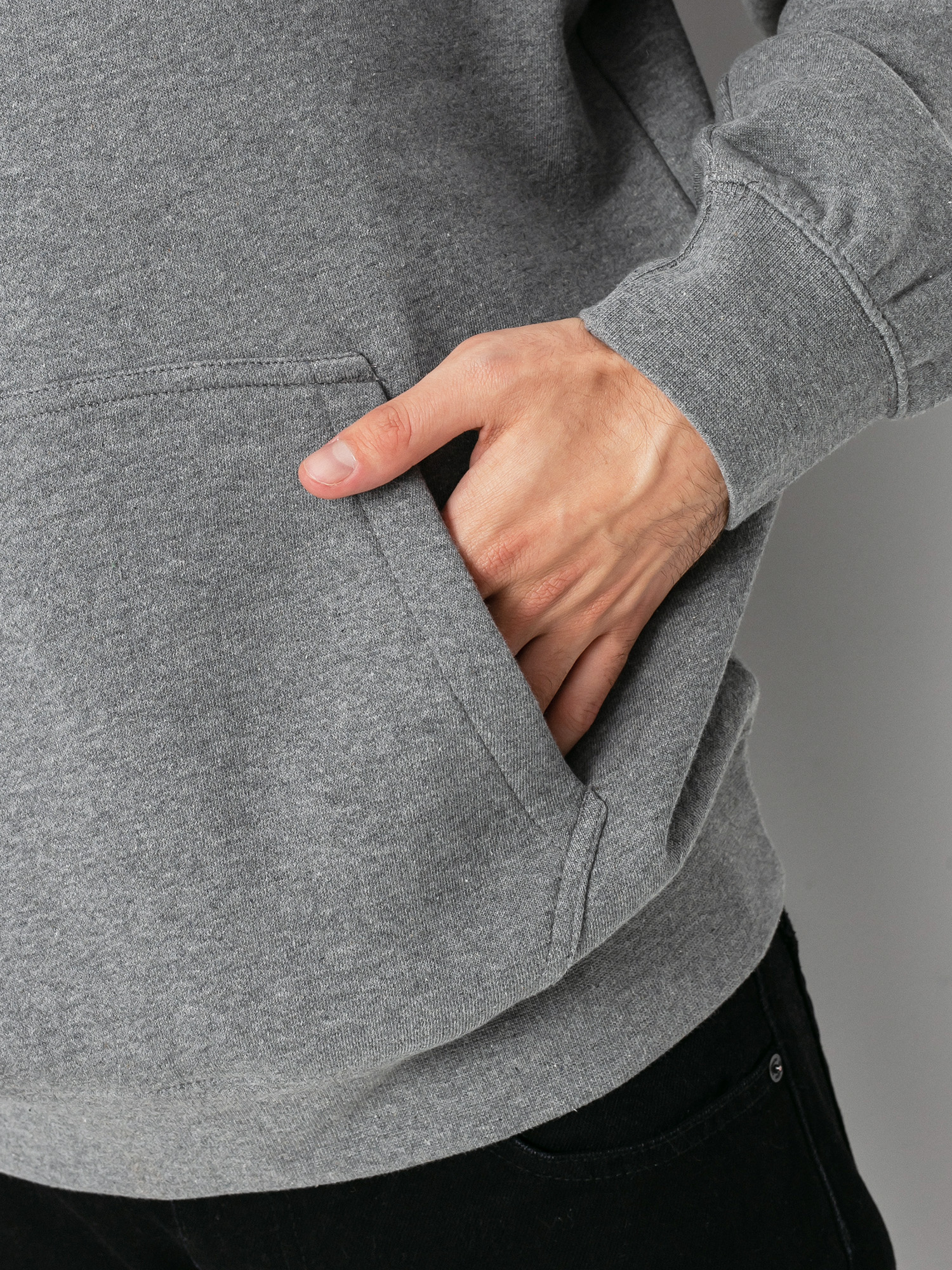 Mikina s kapucí Fox Legacy Fox Head HD (heather graphite)