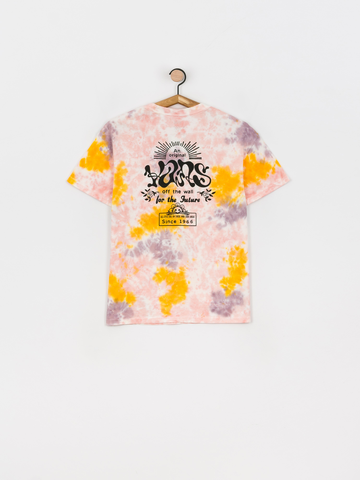 Tričko Vans Mascy Grunge Wash Wmn (purple dove)