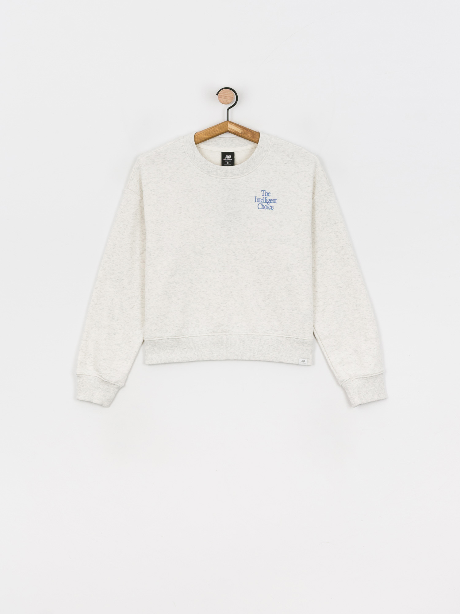 Mikina New Balance Athletics Intelligent Choice Wmn (sea salt heather)