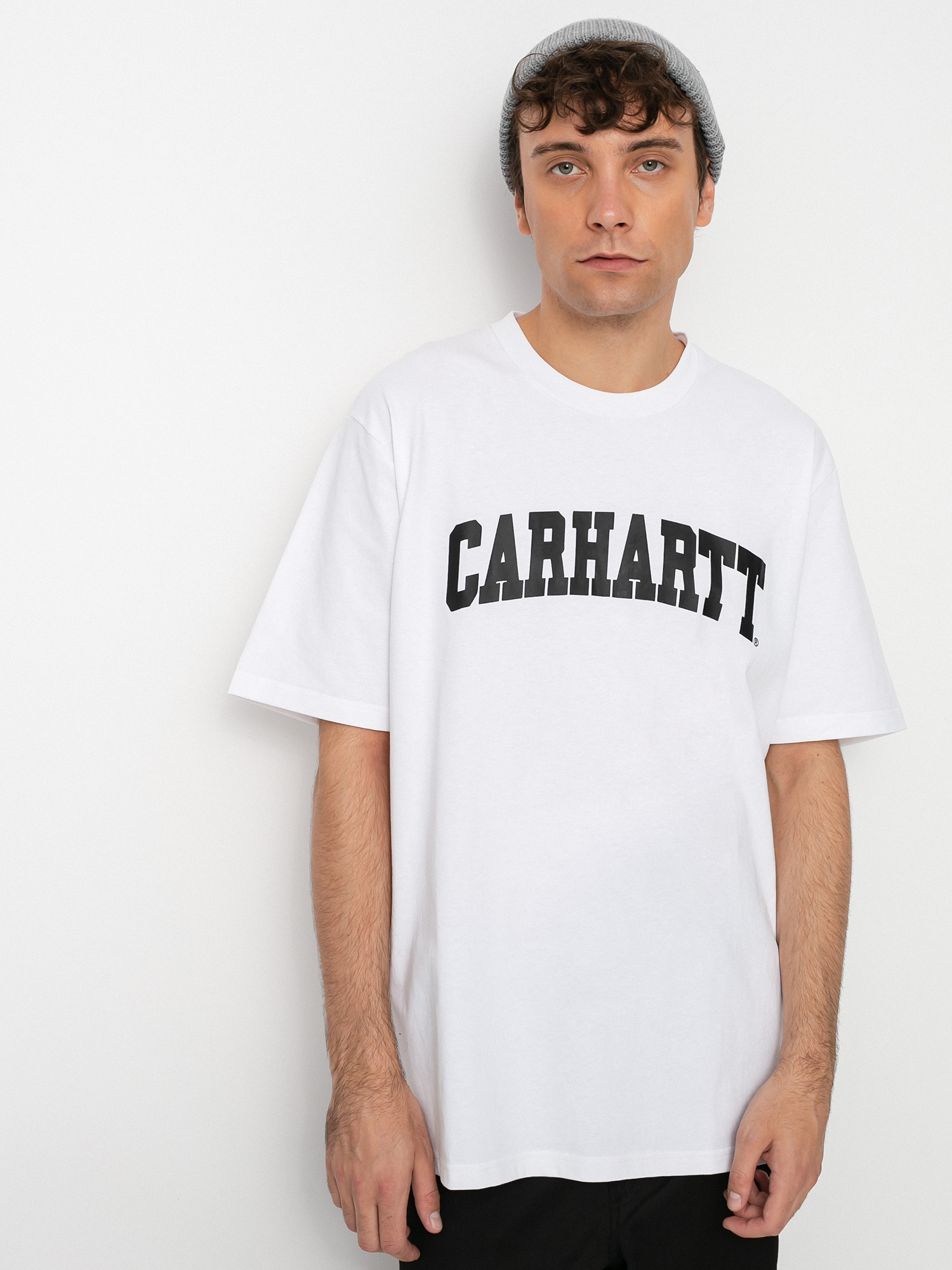 Tričko Carhartt WIP University (white/black)