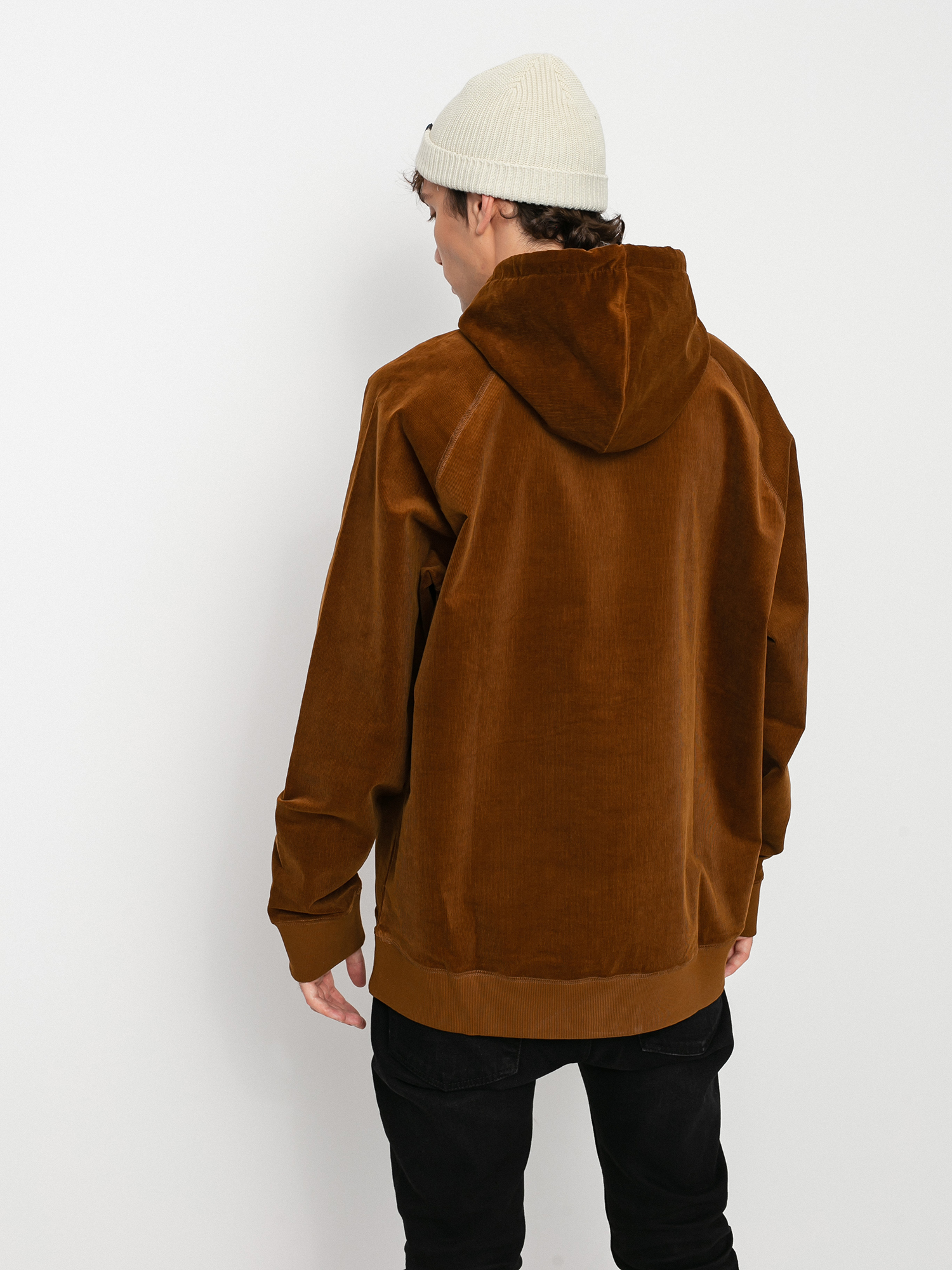Mikina s kapucí Carhartt WIP Cord HD (tawny/gold)