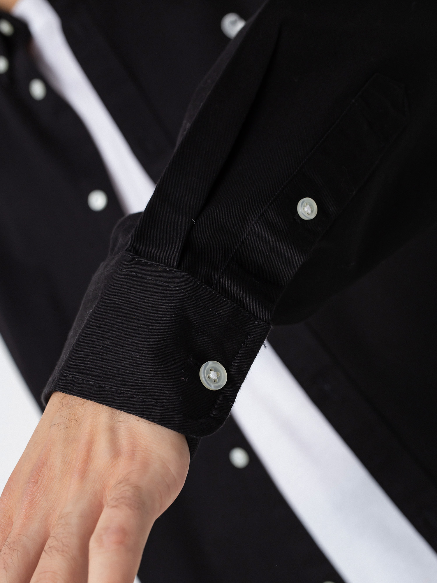 Košile Carhartt WIP Madison (black/wax)