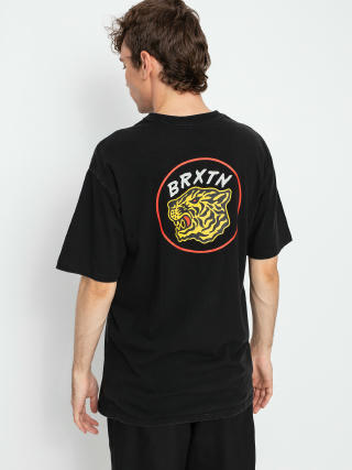 Tričko Brixton Kit Stt (black worn wash)